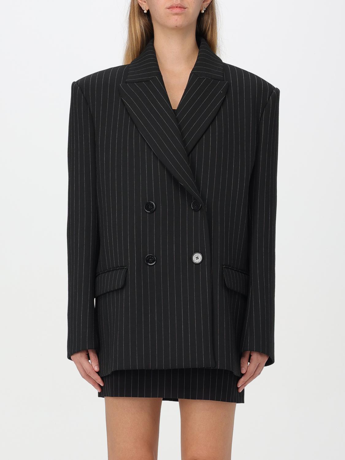 Shop Patrizia Pepe Blazer  Woman Color Black In Schwarz