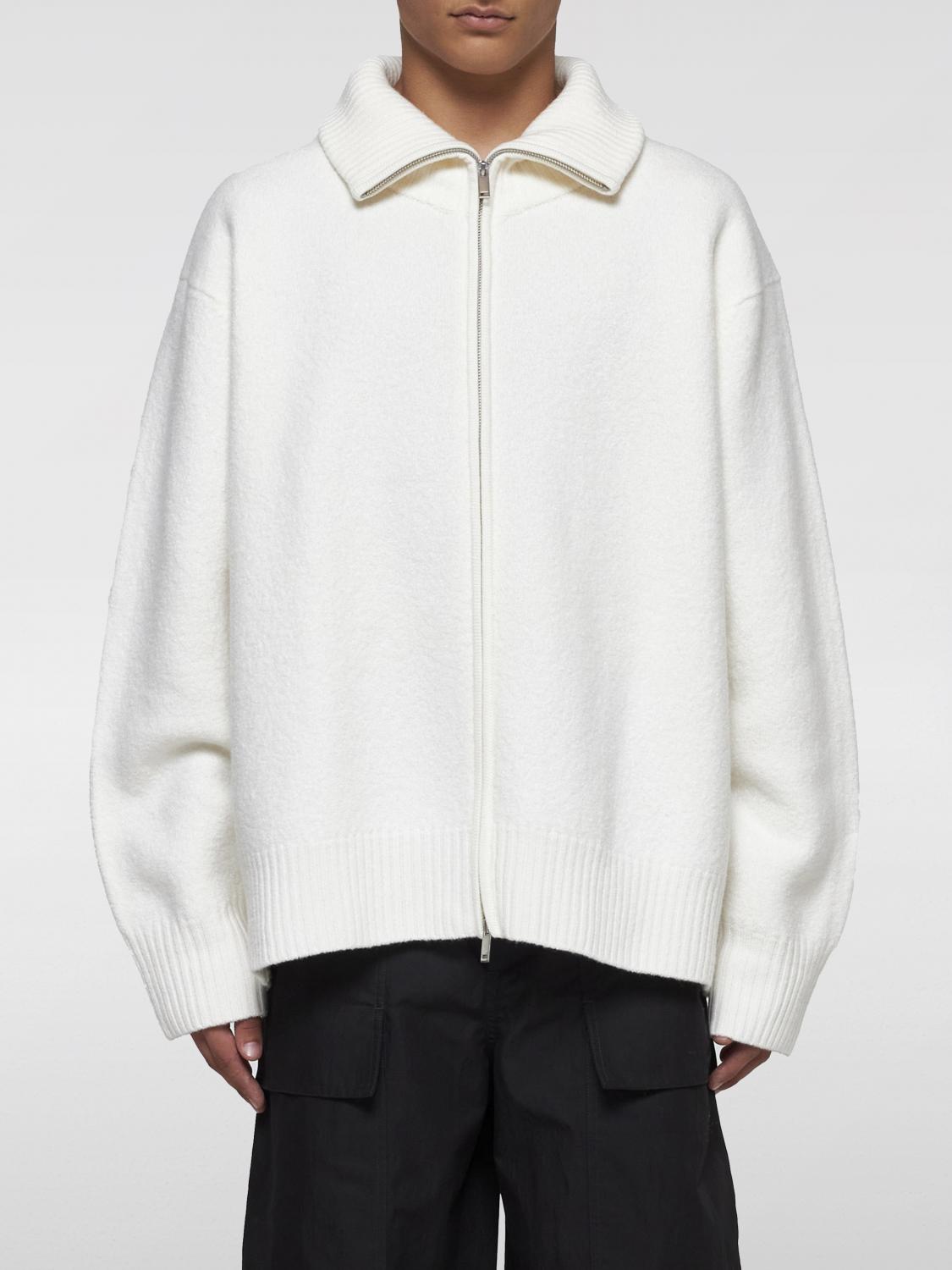 Shop Studio Nicholson Cardigan  Men Color White In Weiss