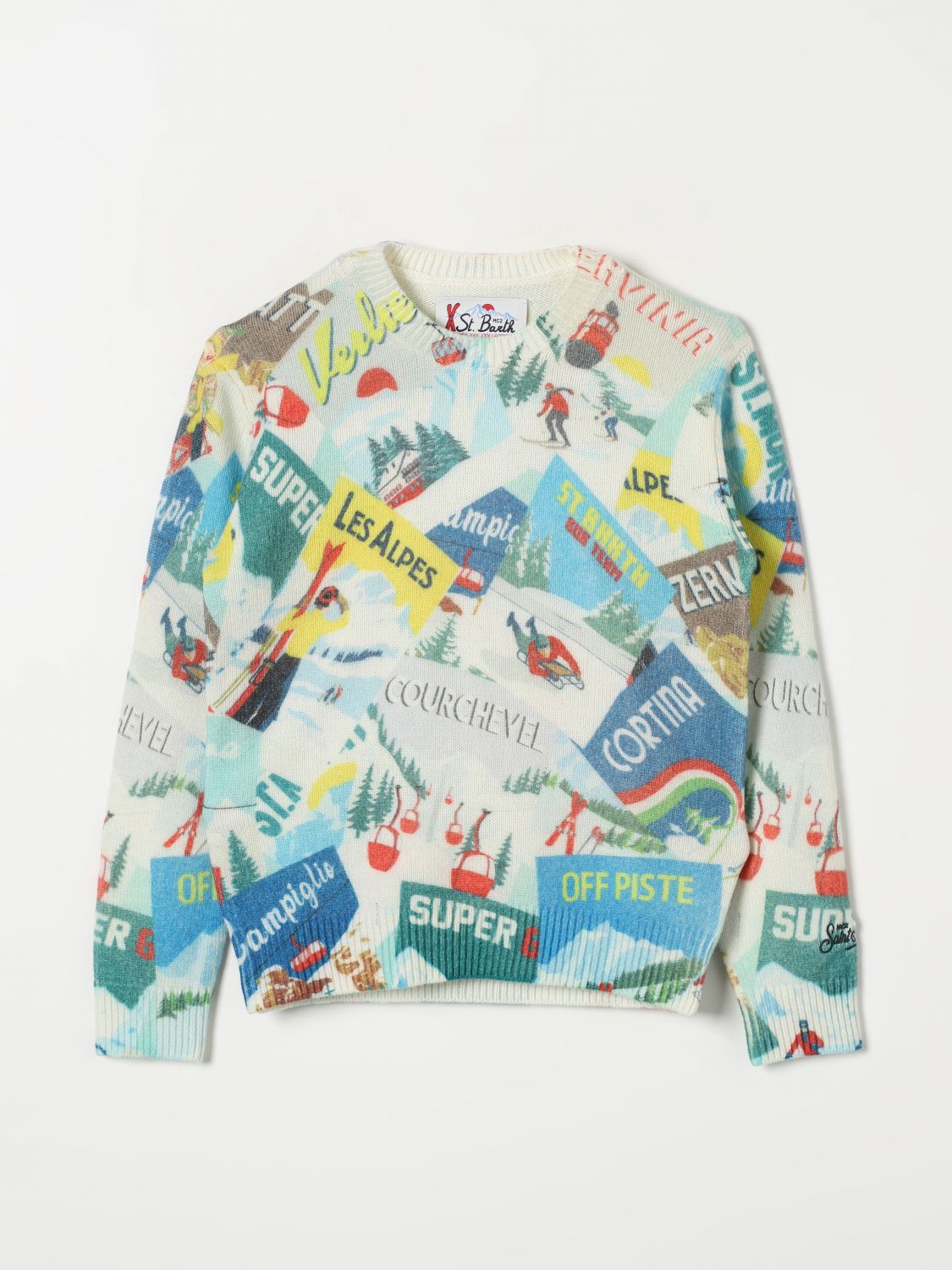 Mc2 Saint Barth Sweater  Kids Color Multicolor In Bunt