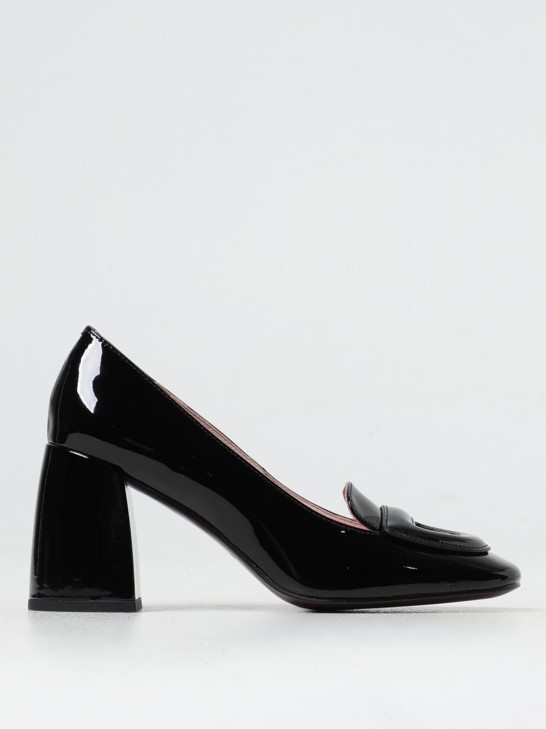 Shop Coccinelle High Heel Shoes  Woman Color Black In Schwarz