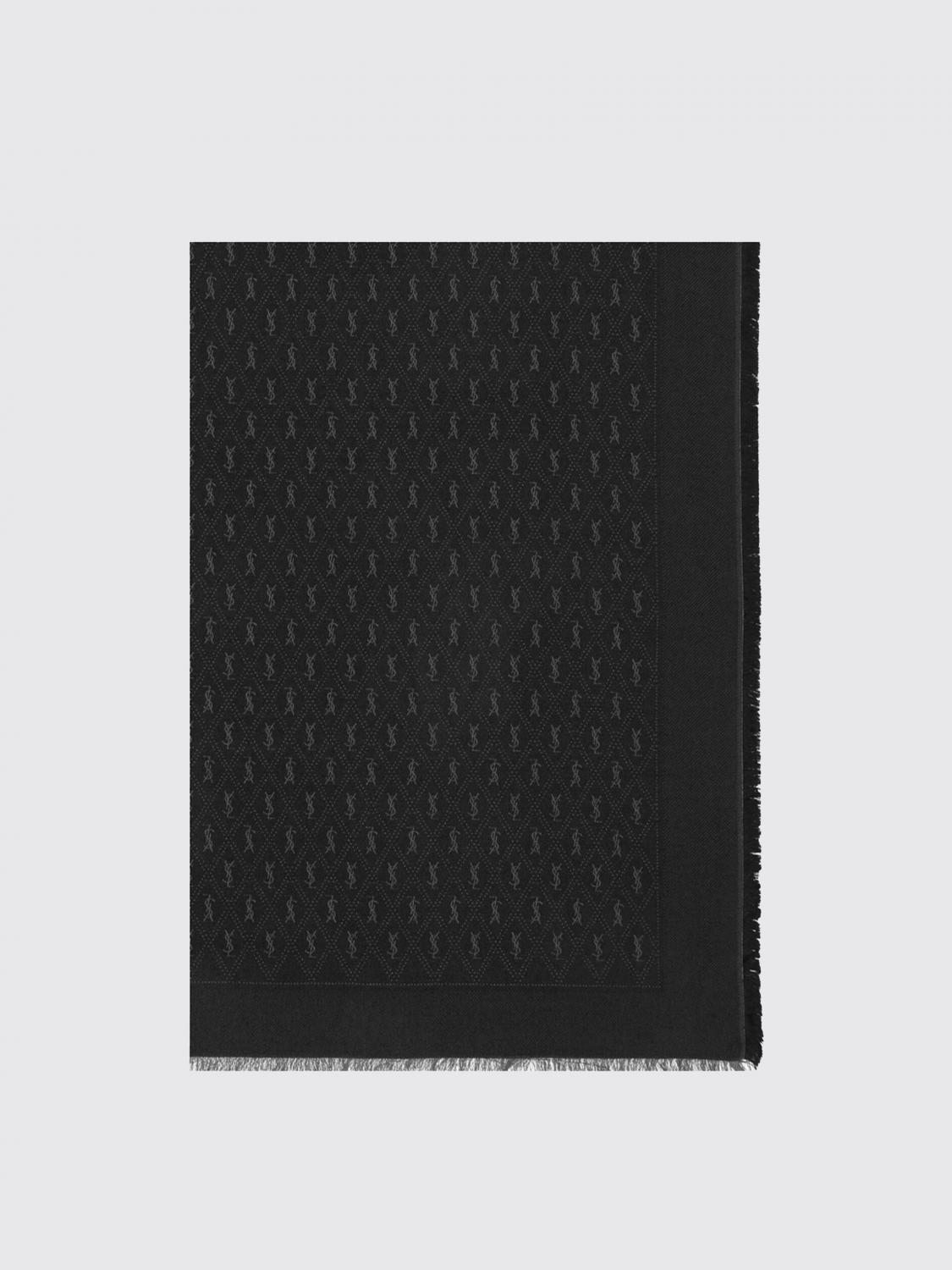 Scarf SAINT LAURENT Woman color Black