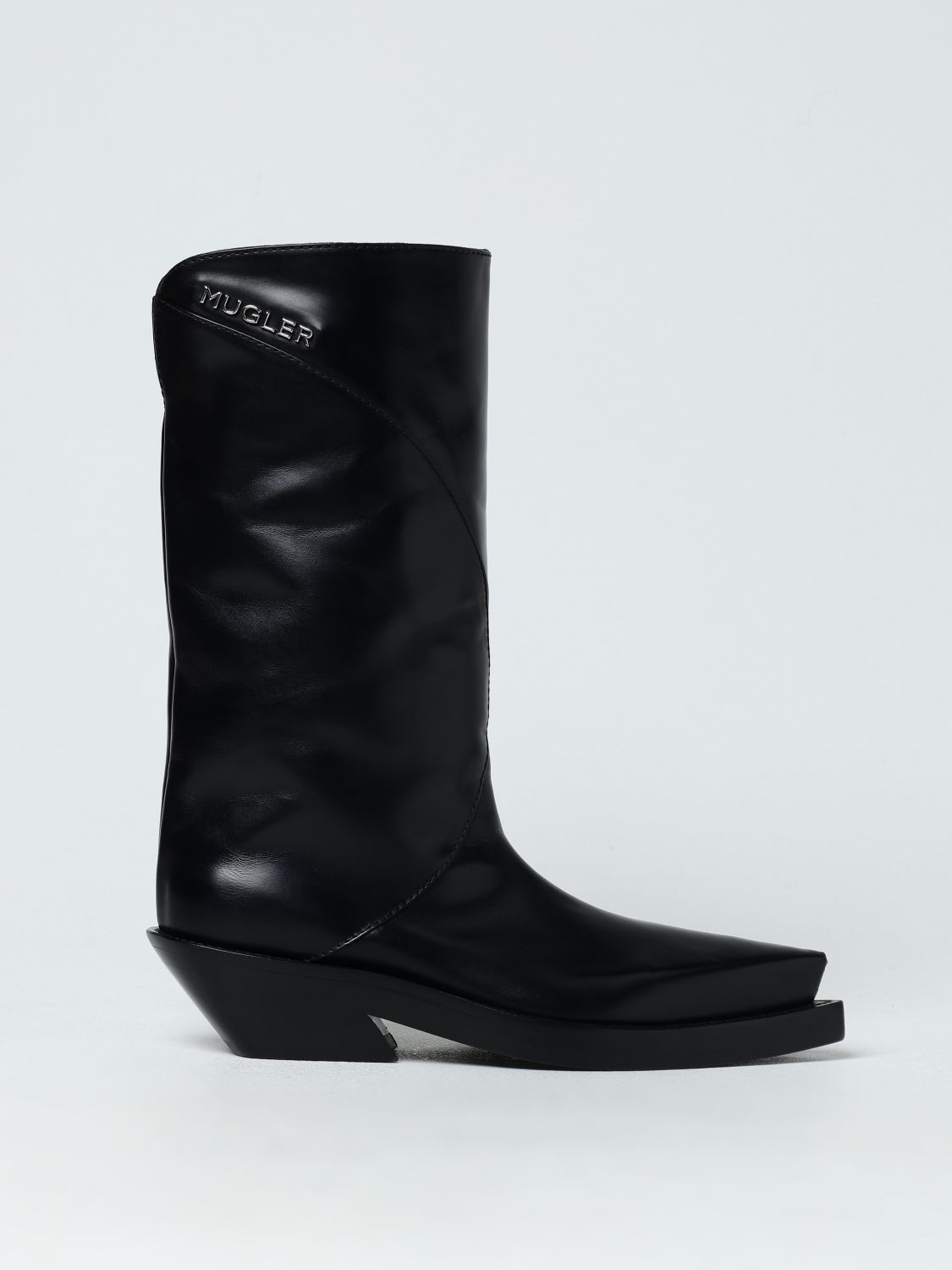 Mugler Boots  Woman Color Black In 黑色