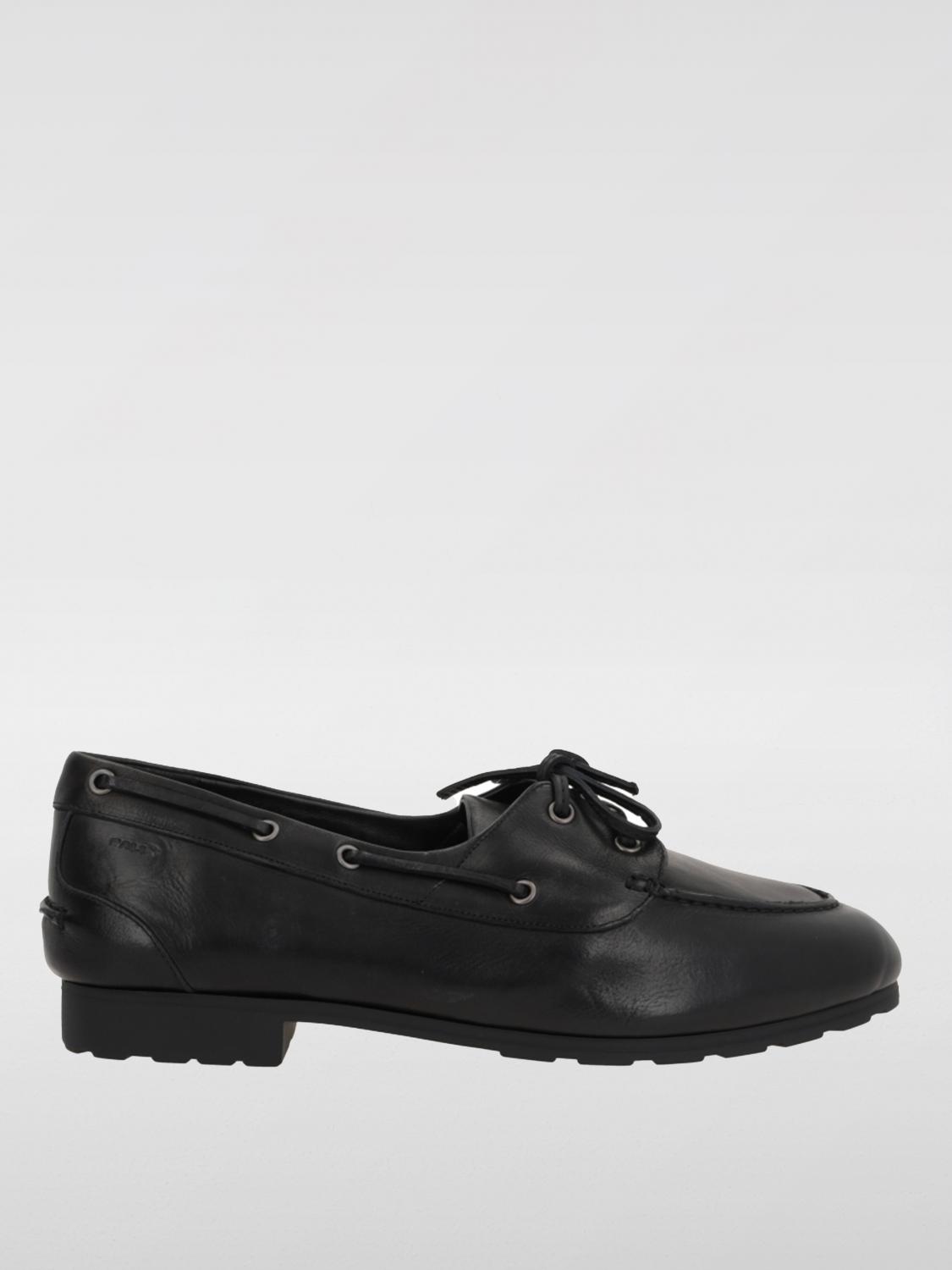 Shop Bally Loafers Woman Color Black In Schwarz