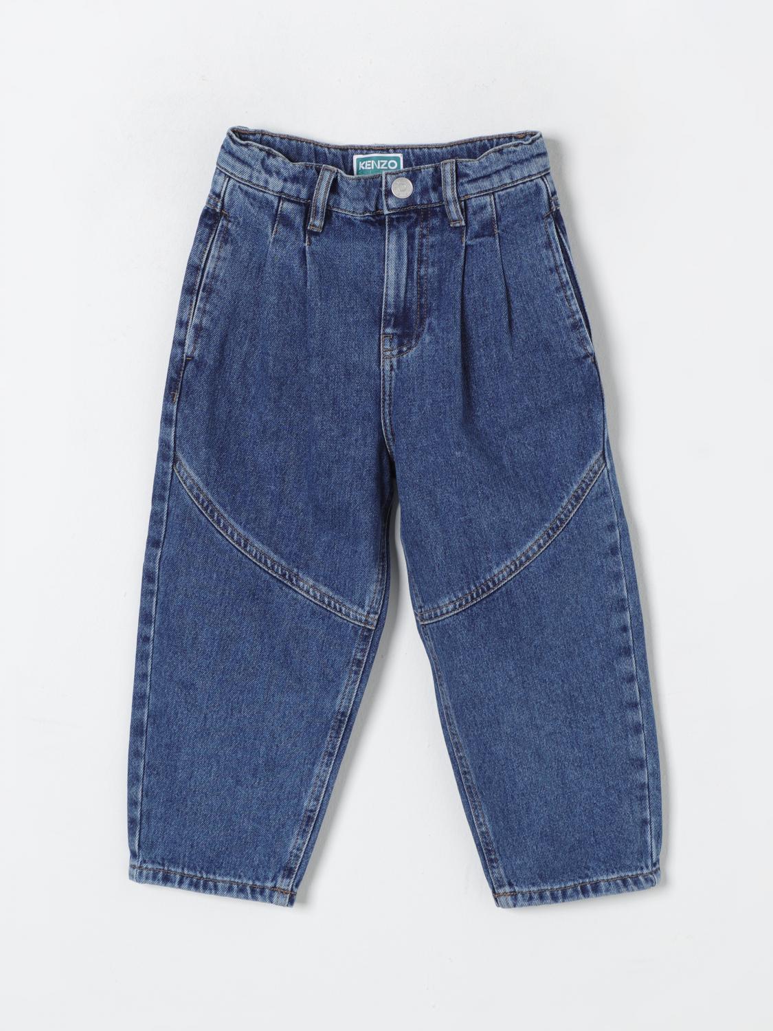 Shop Kenzo Jeans  Kids Kids Color Blue In Blau