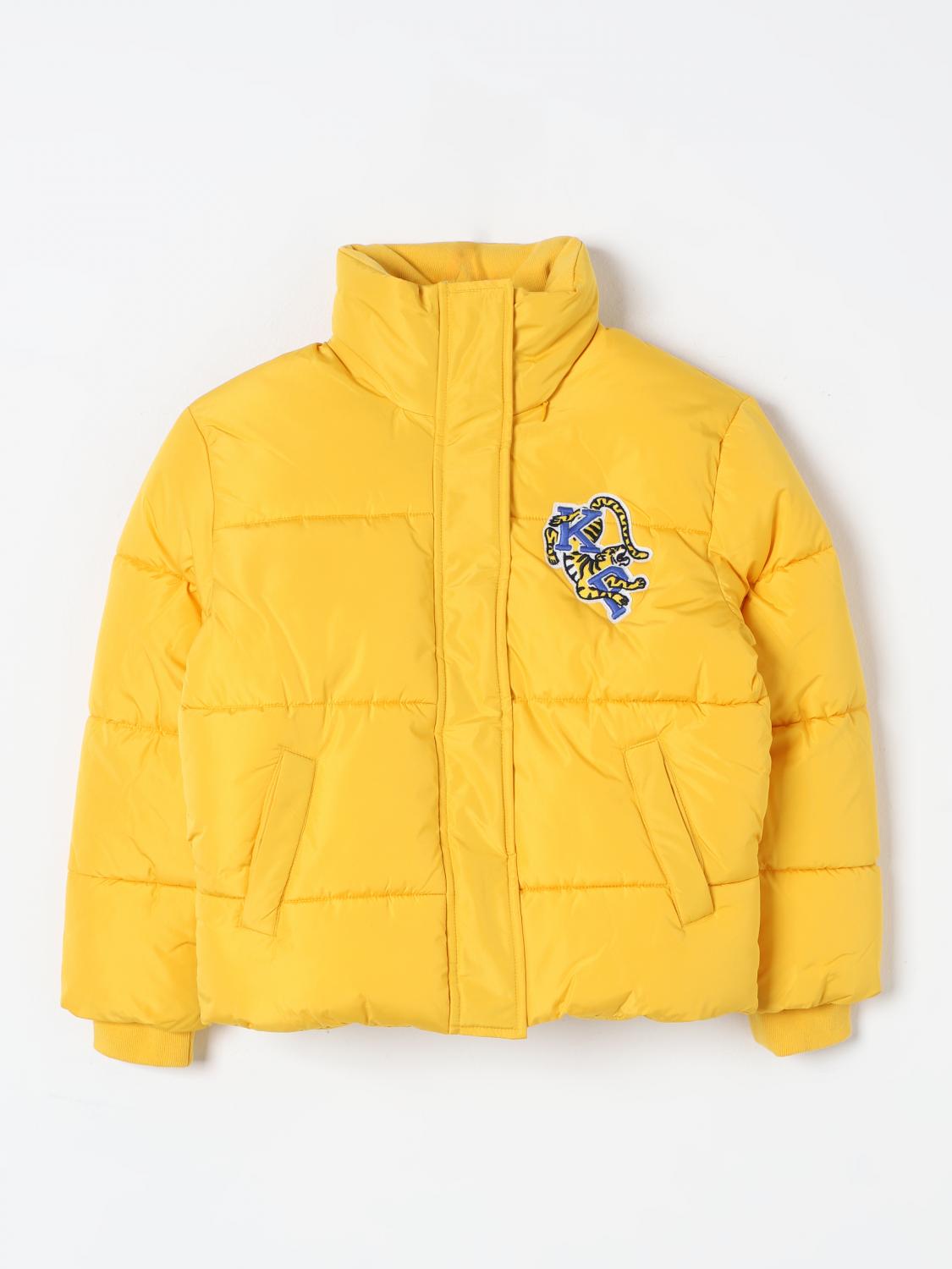 Shop Kenzo Jacket  Kids Kids Color Yellow In Gelb