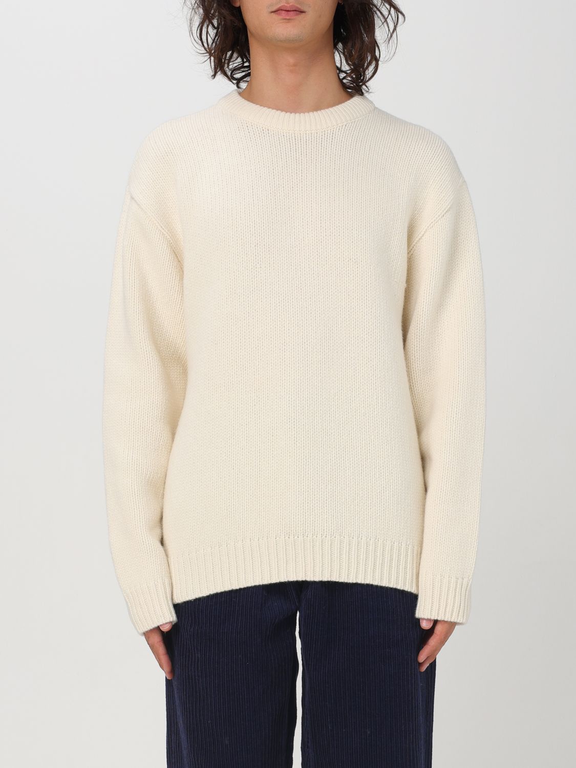 Shop Edwin Sweater  Men Color White In Weiss