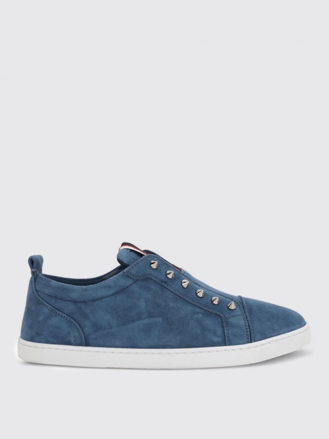 Shop Christian Louboutin Sneakers  Men Color Denim