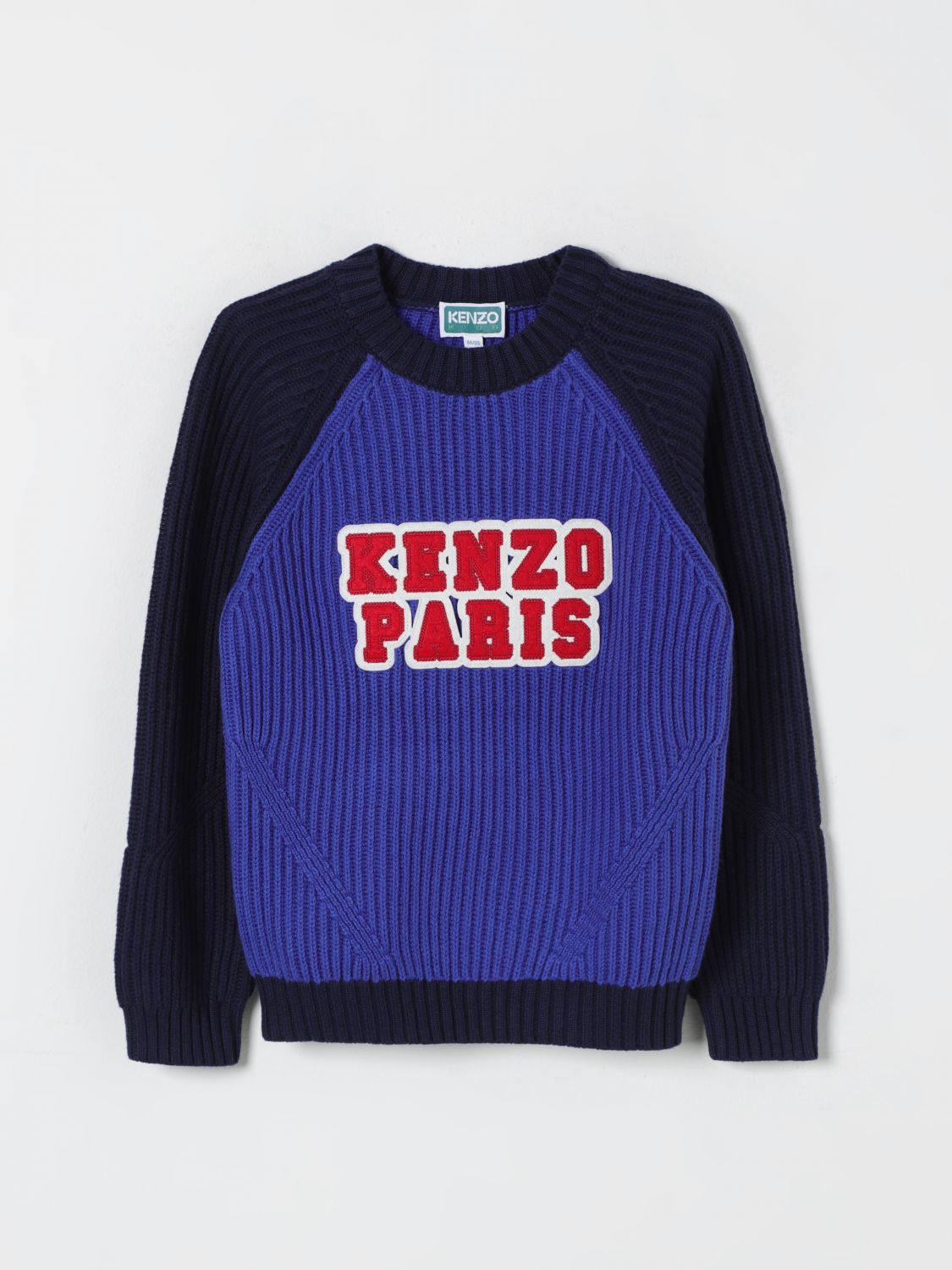 Shop Kenzo Sweater  Kids Kids Color Blue In Blau