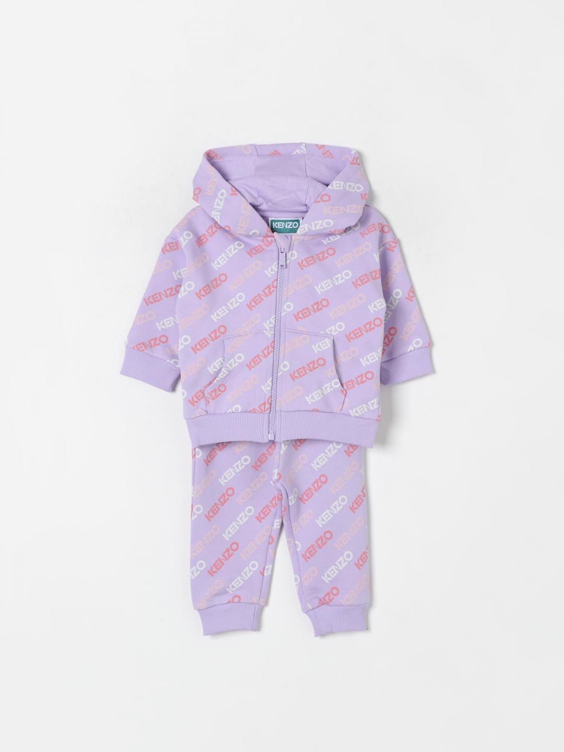 Shop Kenzo Romper  Kids Kids Color Lilac