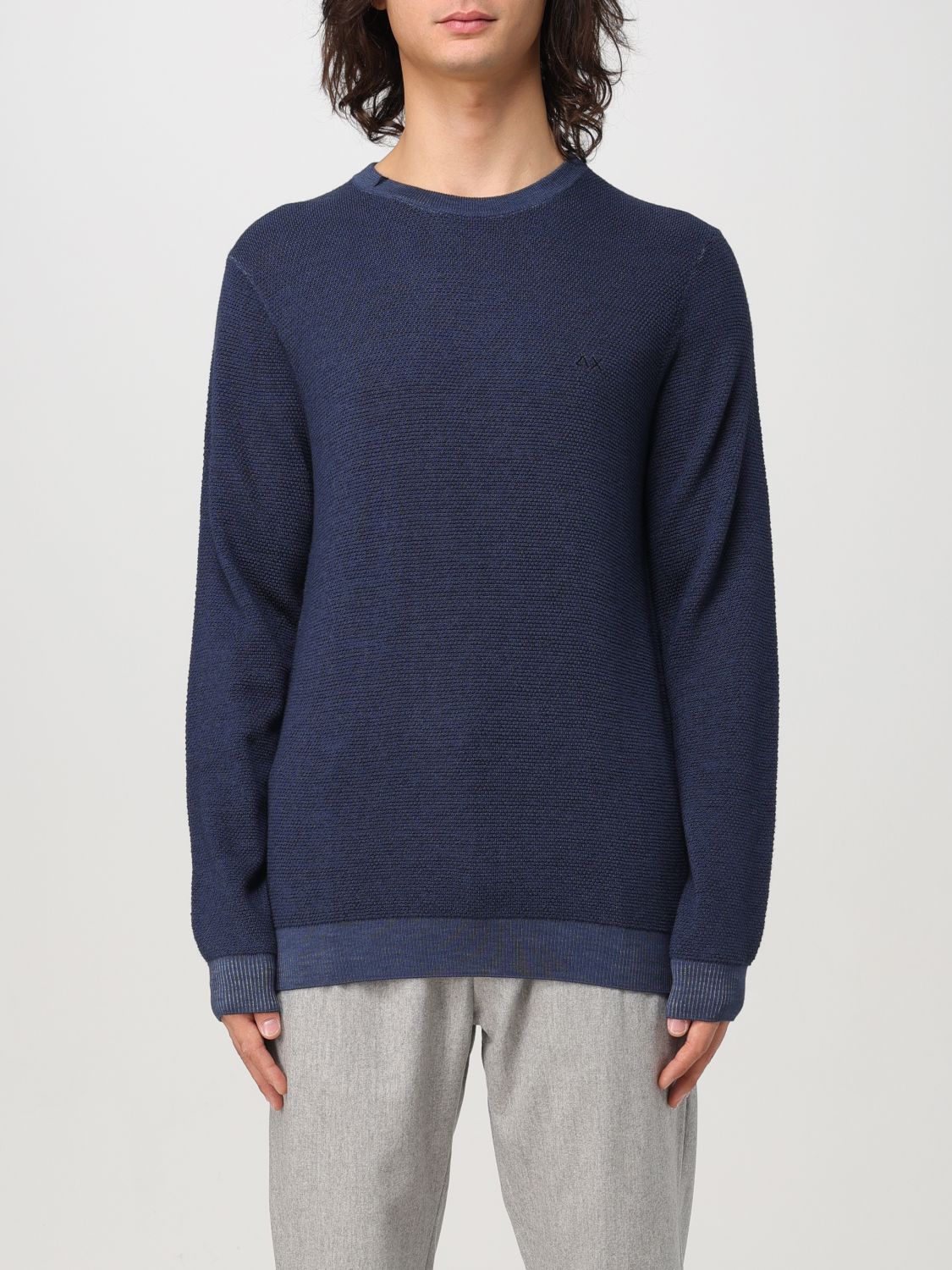 Sun 68 Sweatshirt  Men Color Blue In 蓝色