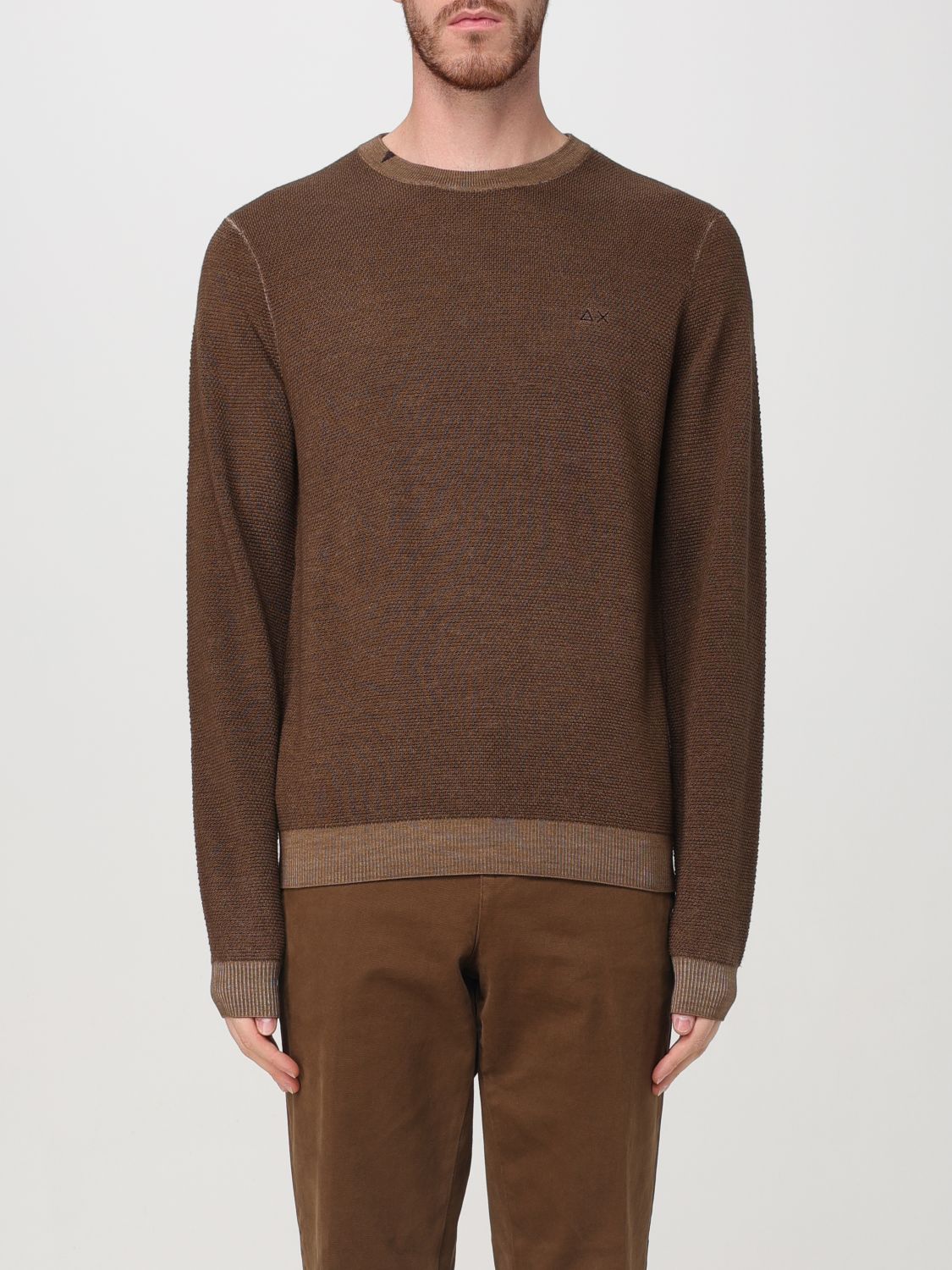 Sun 68 Sweatshirt  Men Color Brown In 棕色