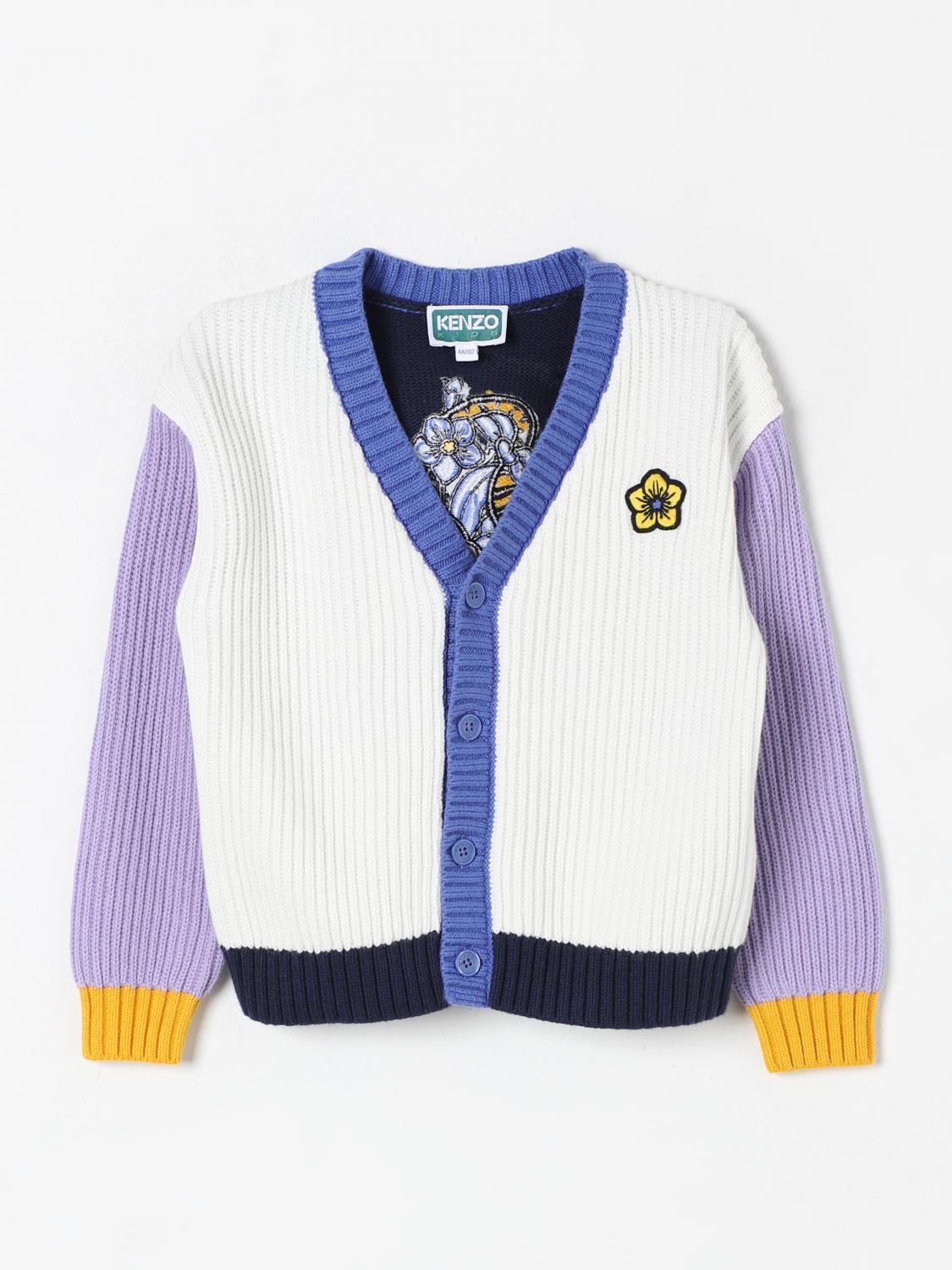 Shop Kenzo Sweater  Kids Kids Color White In Weiss