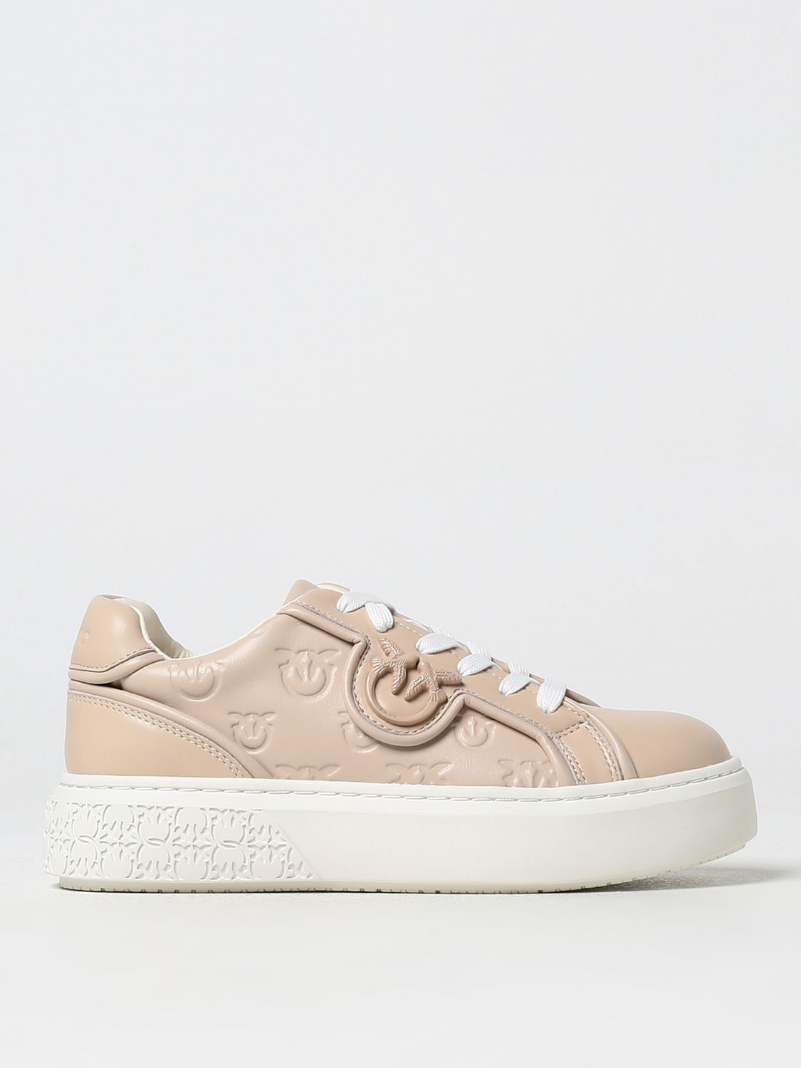 Shop Pinko Sneakers  Woman Color Nude