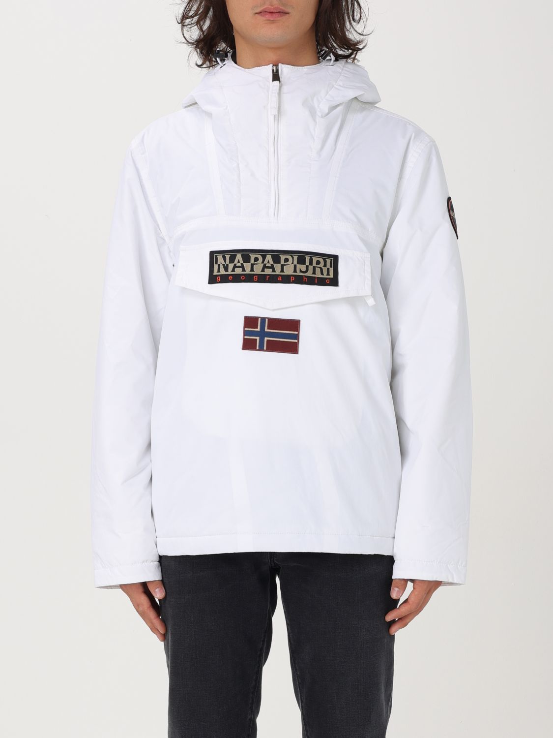 Napapijri Jacket  Men Color White In 白色