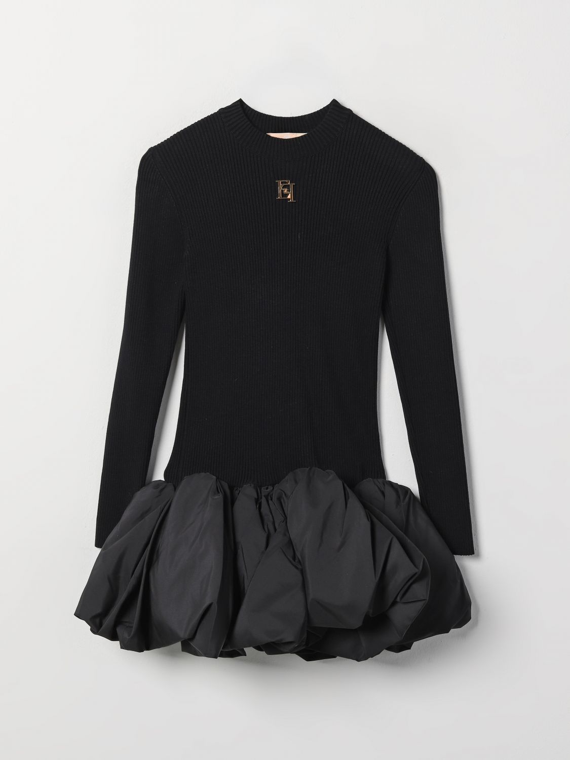 Elisabetta Franchi La Mia Bambina Dress  Kids Color Black In 黑色