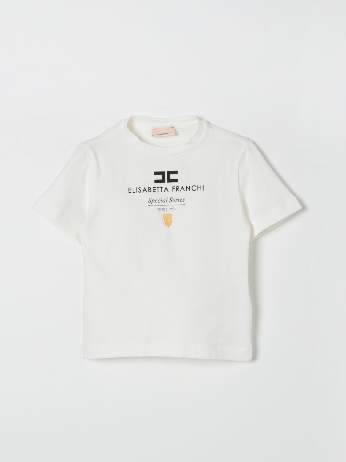 Elisabetta Franchi La Mia Bambina T-shirt  Kids Color Ivory In 象牙色