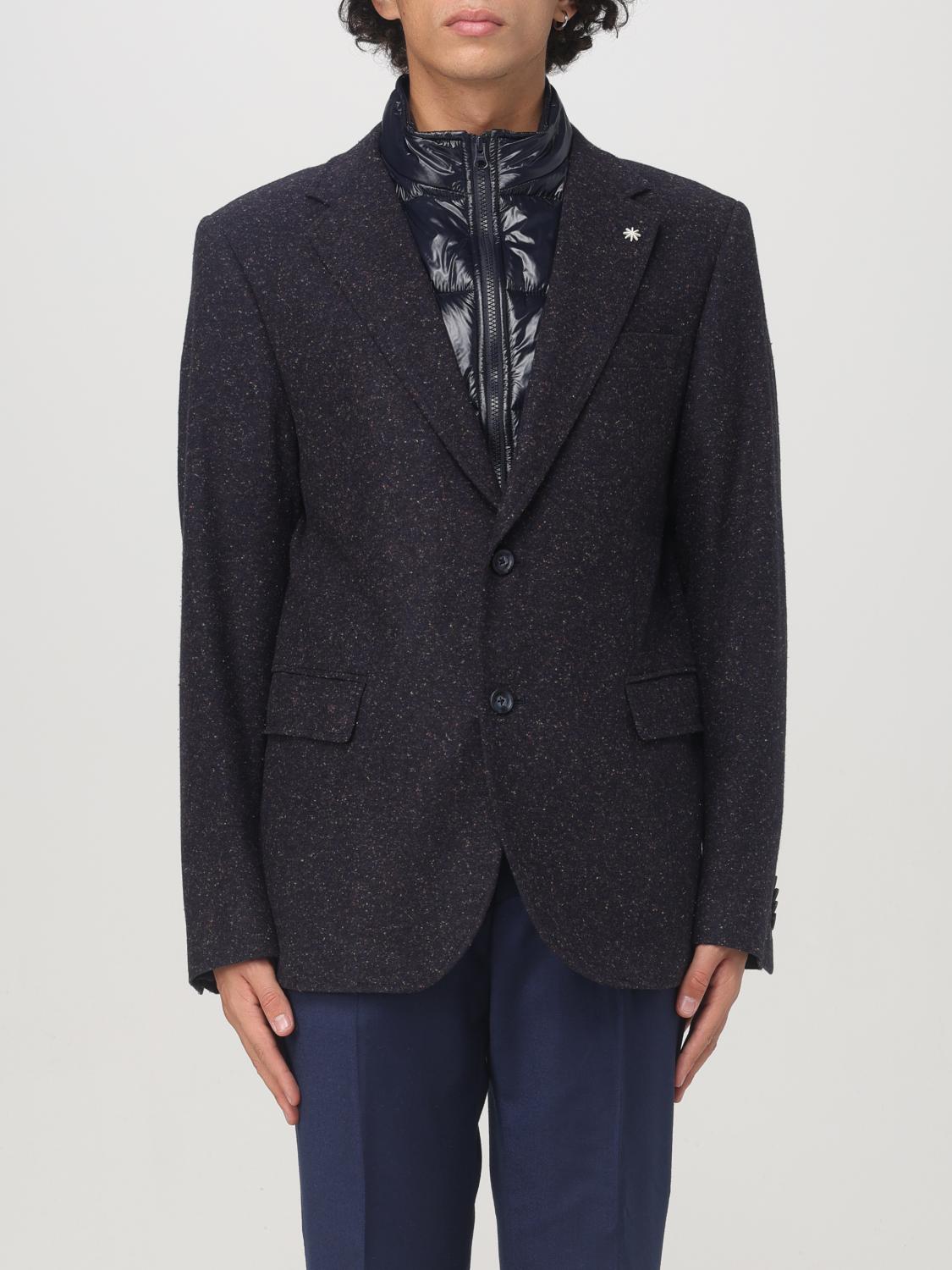 Manuel Ritz Jacket  Men Color Blue In Blau