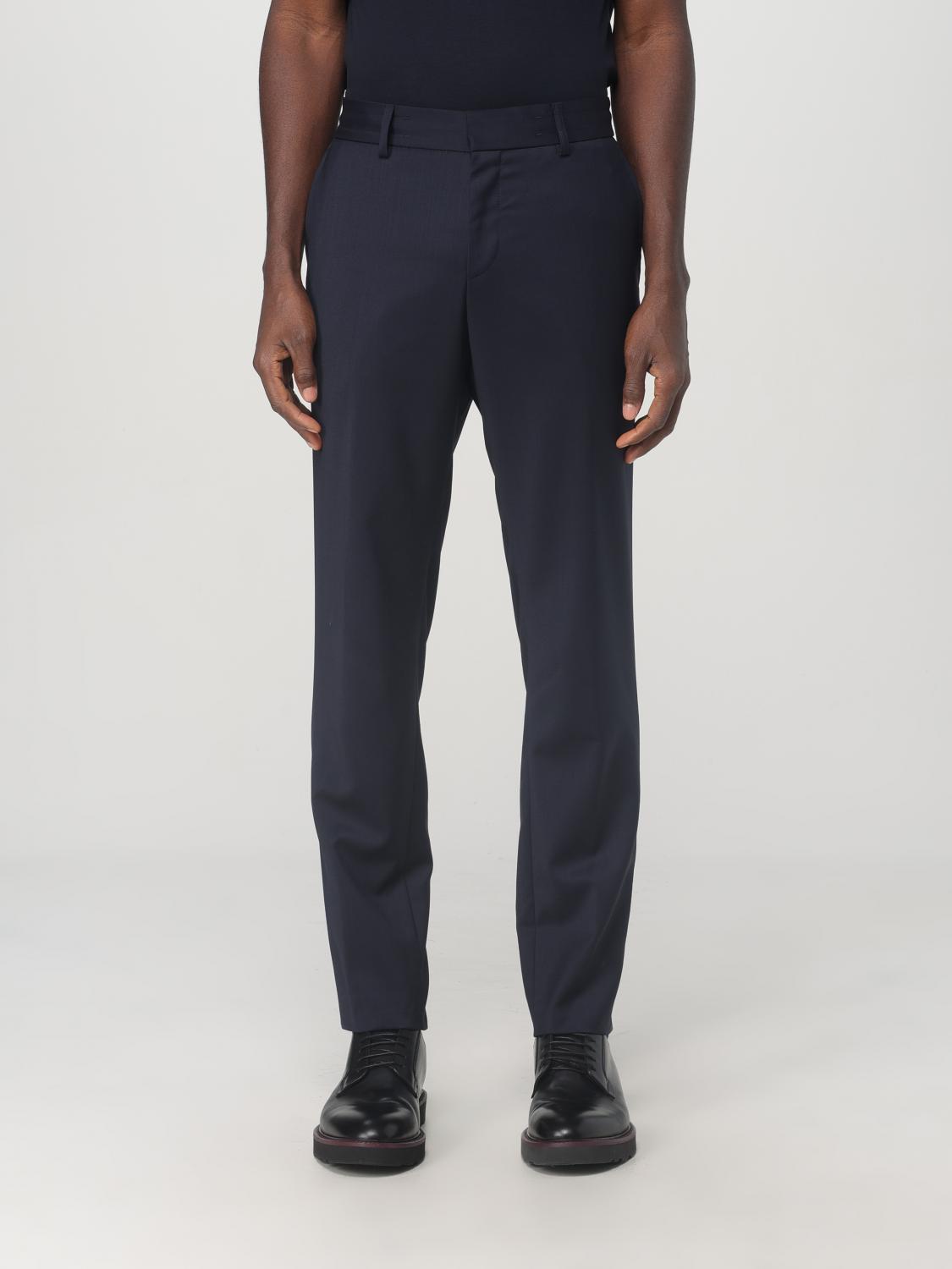 Hugo Boss Pants Boss Men Color Blue In Blau