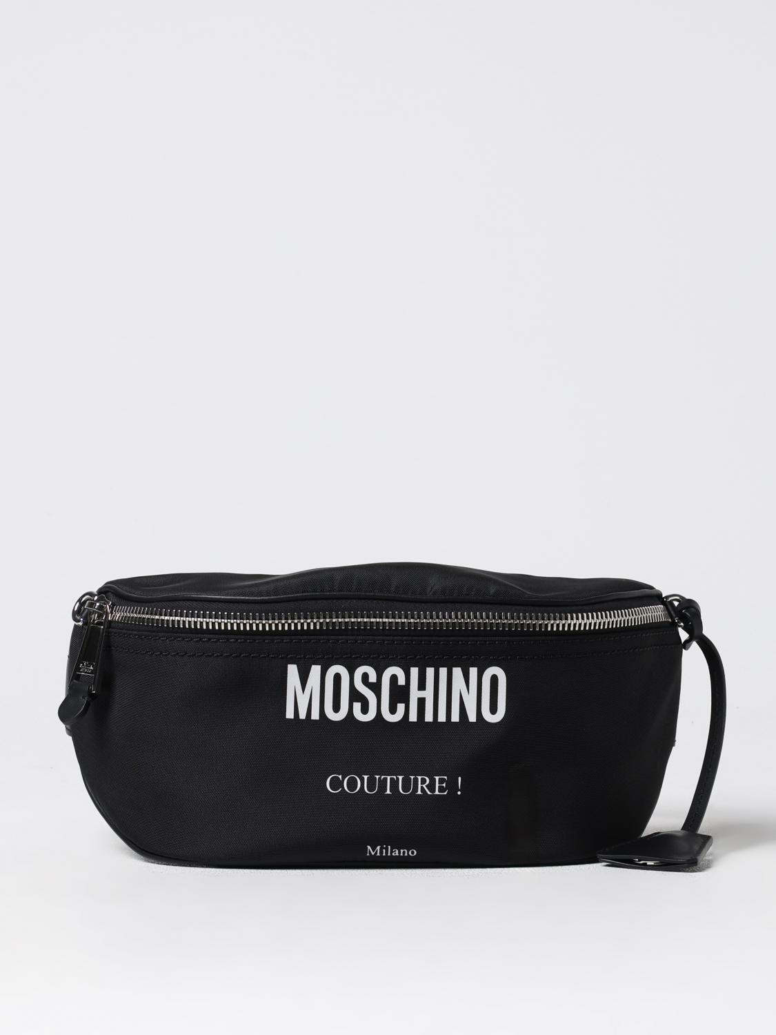 Moschino Belt Bag Couture Men Color Black In Black