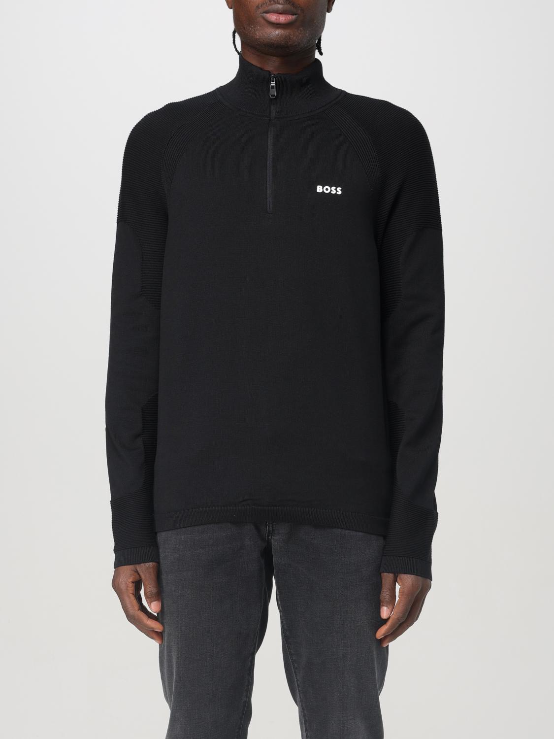 Shop Hugo Boss Sweater Boss Men Color Black In Schwarz