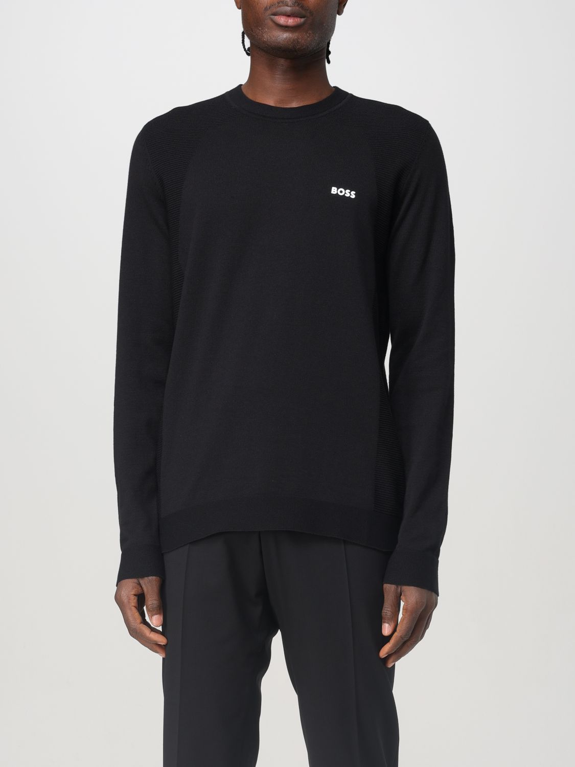 Shop Hugo Boss Sweatshirt Boss Men Color Black In Schwarz