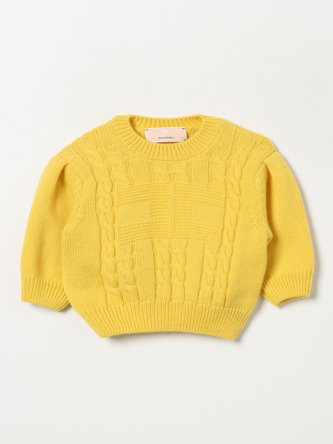 Elisabetta Franchi La Mia Bambina Sweater  Kids Color Yellow In Gelb