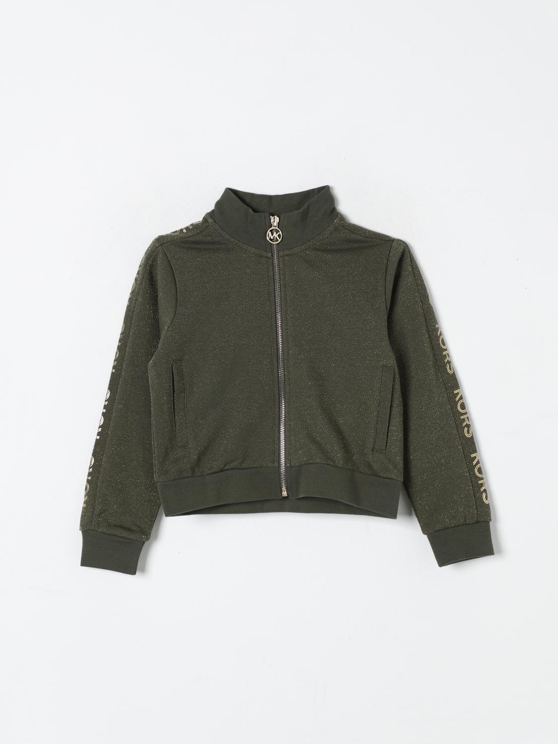 Shop Michael Michael Kors Sweater  Kids Color Green In Grün