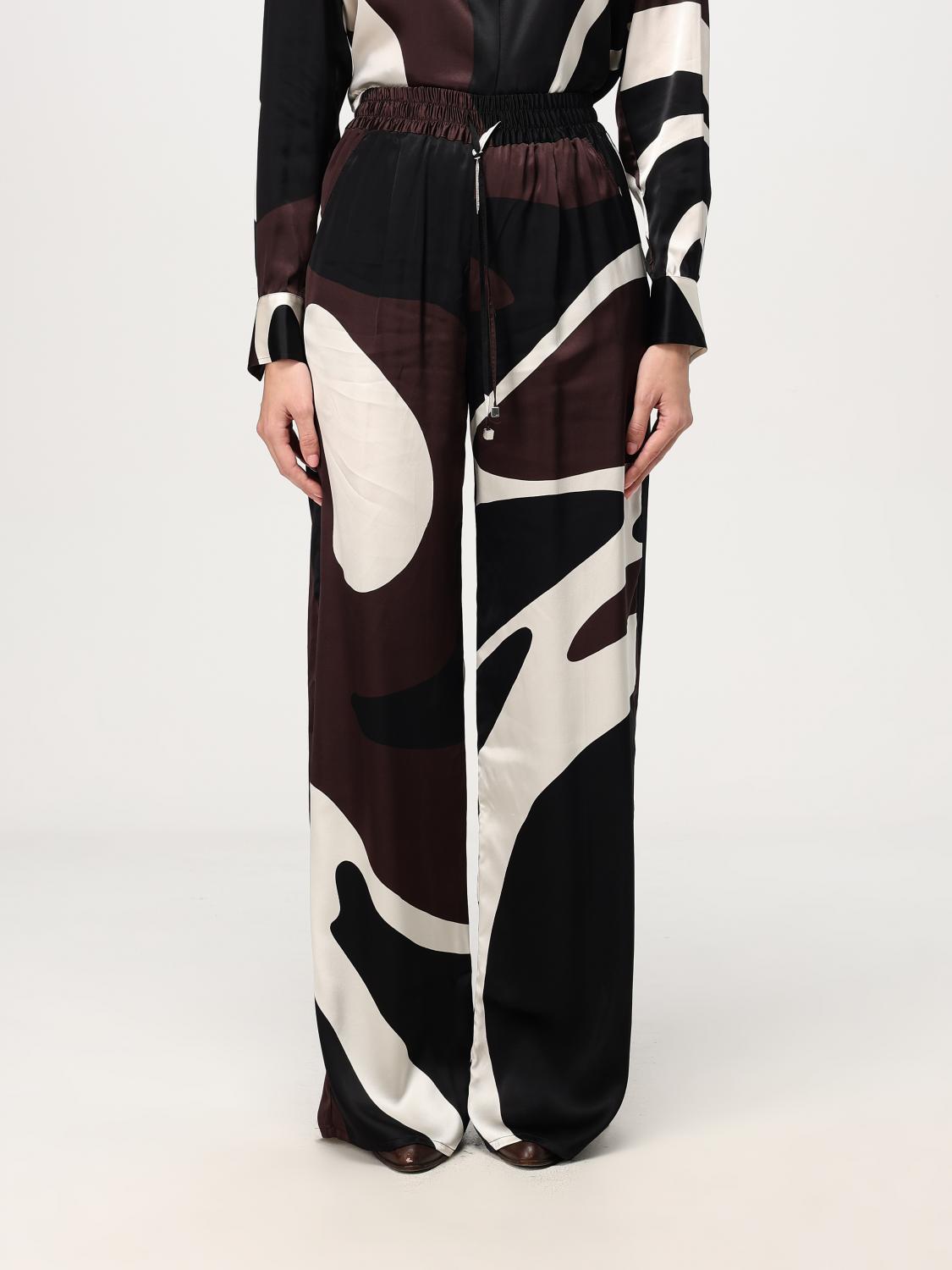 Shop Kiton Pants  Woman Color Brown In Braun