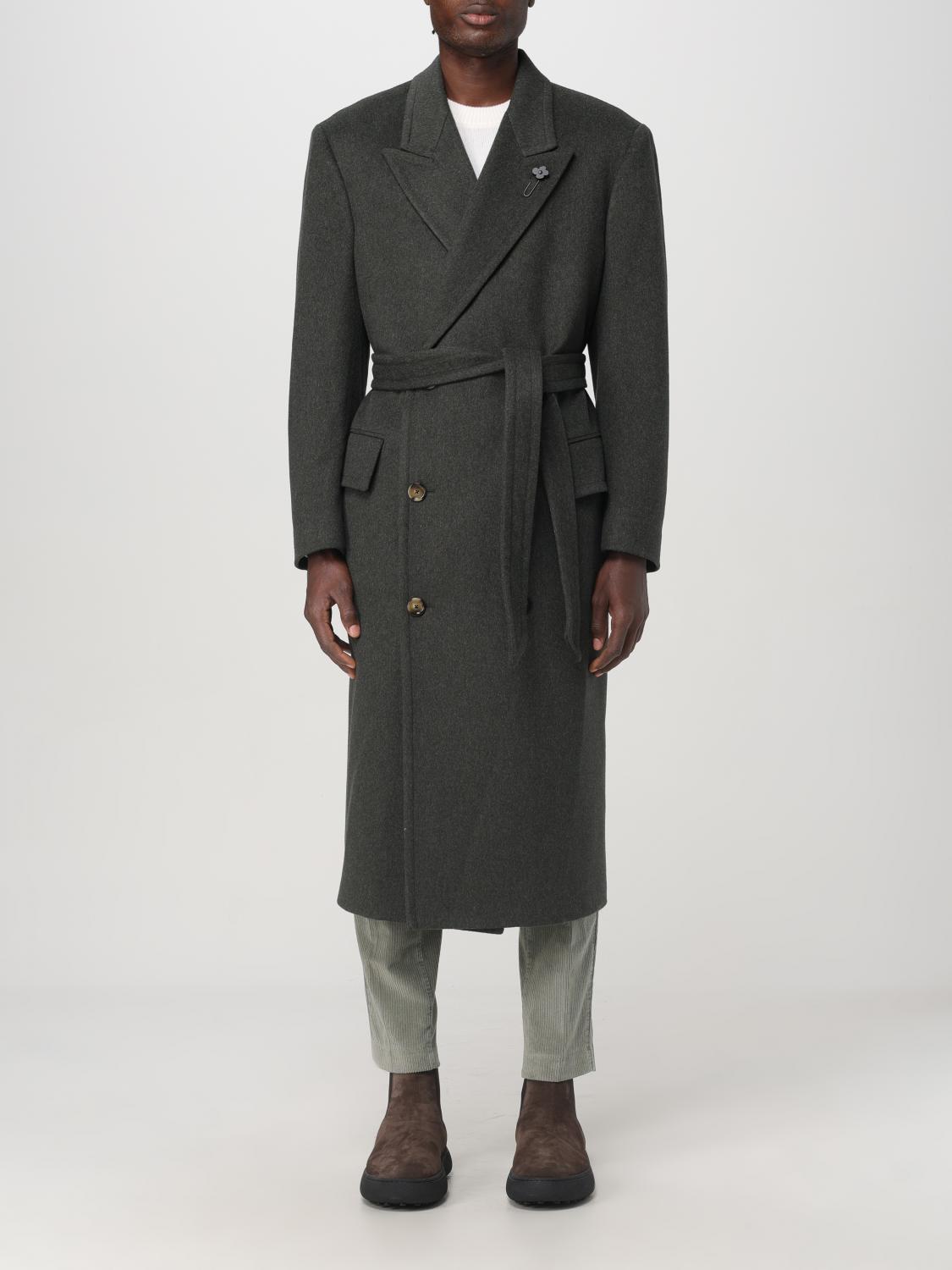 Shop Lardini Coat  Men Color Military