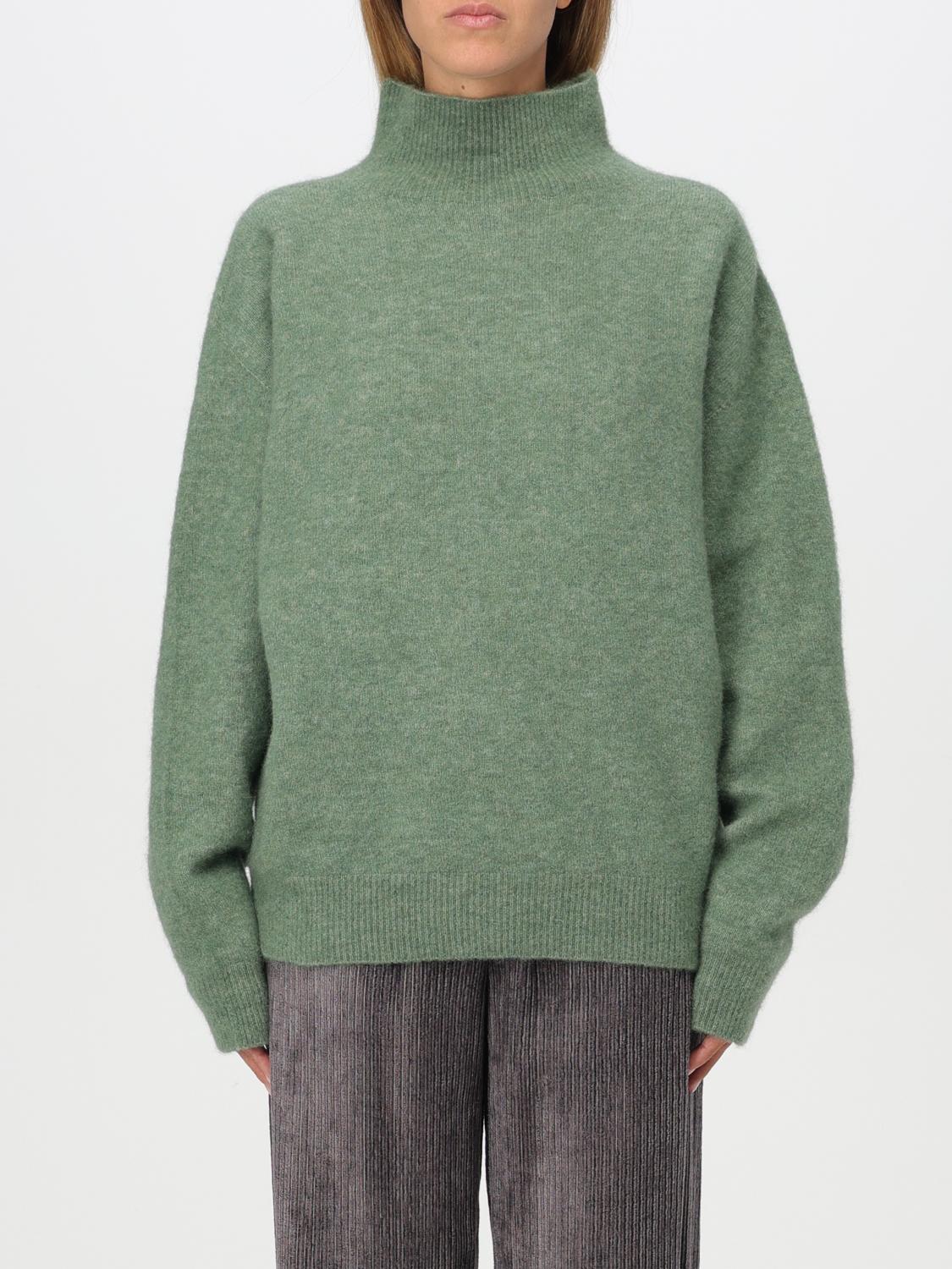 Shop Alysi Sweater  Woman Color Green In Grün