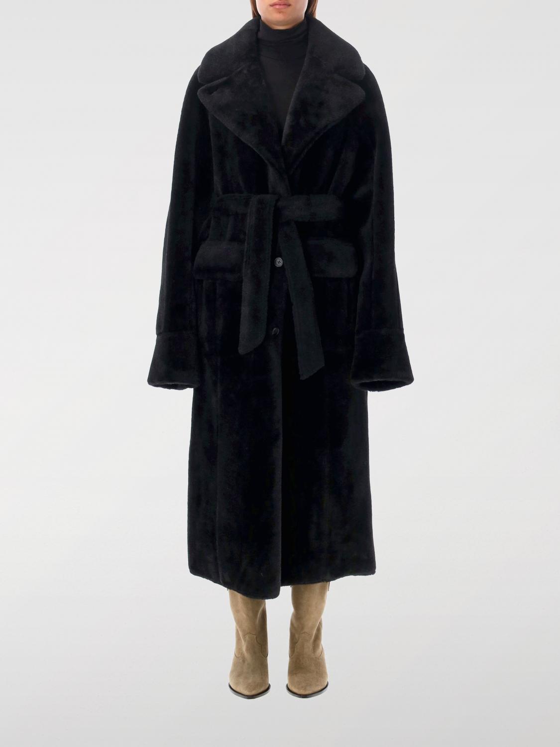 Urbancode Reversible Long Coat In Schwarz