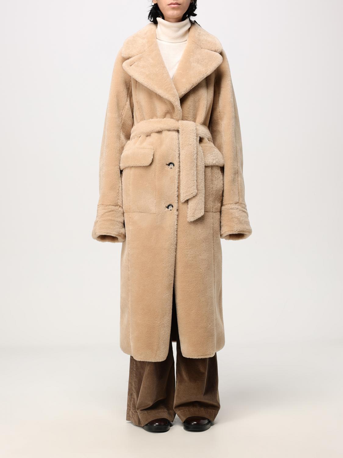 Urbancode Reversible Long Coat In Sand