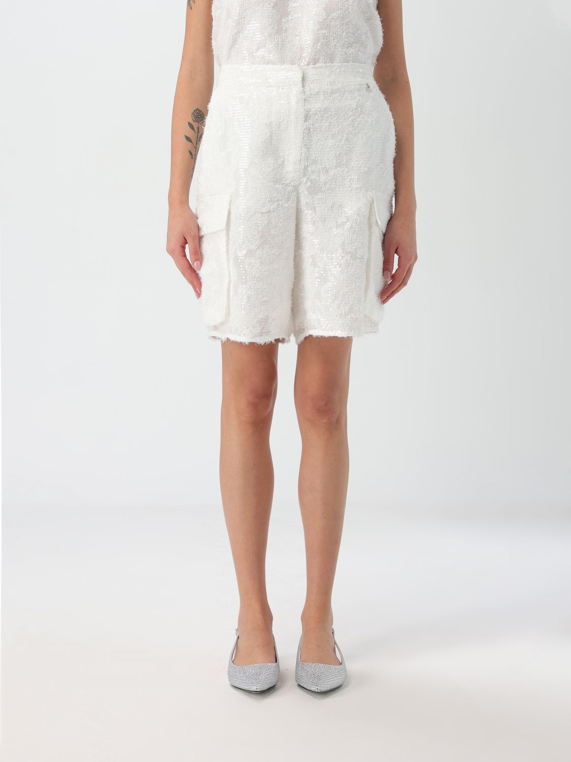 Actitude Twinset Short  Woman Color White In 白色