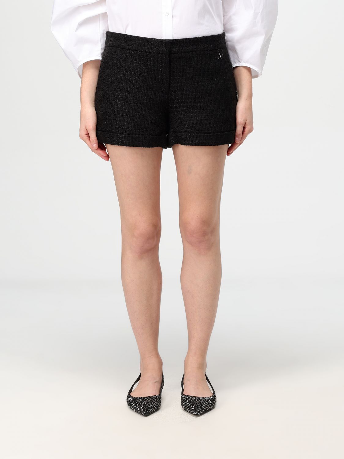 Actitude Twinset Short  Woman Color Black In 黑色