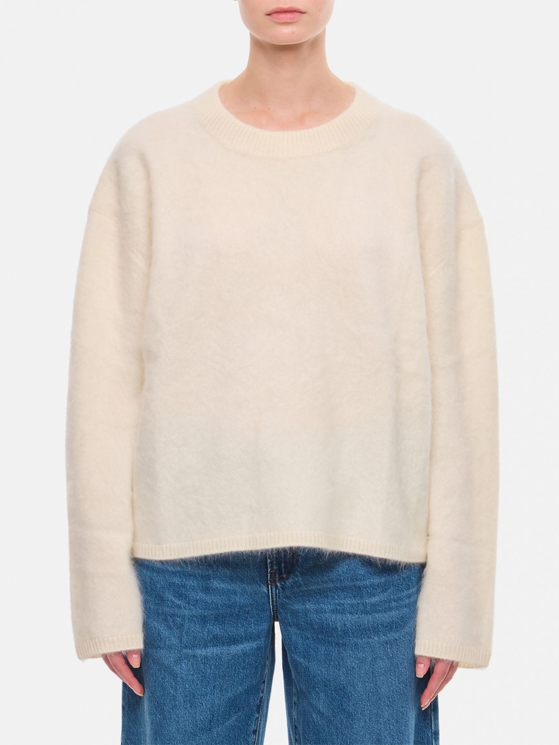 Shop Lisa Yang Sweater  Woman Color Beige