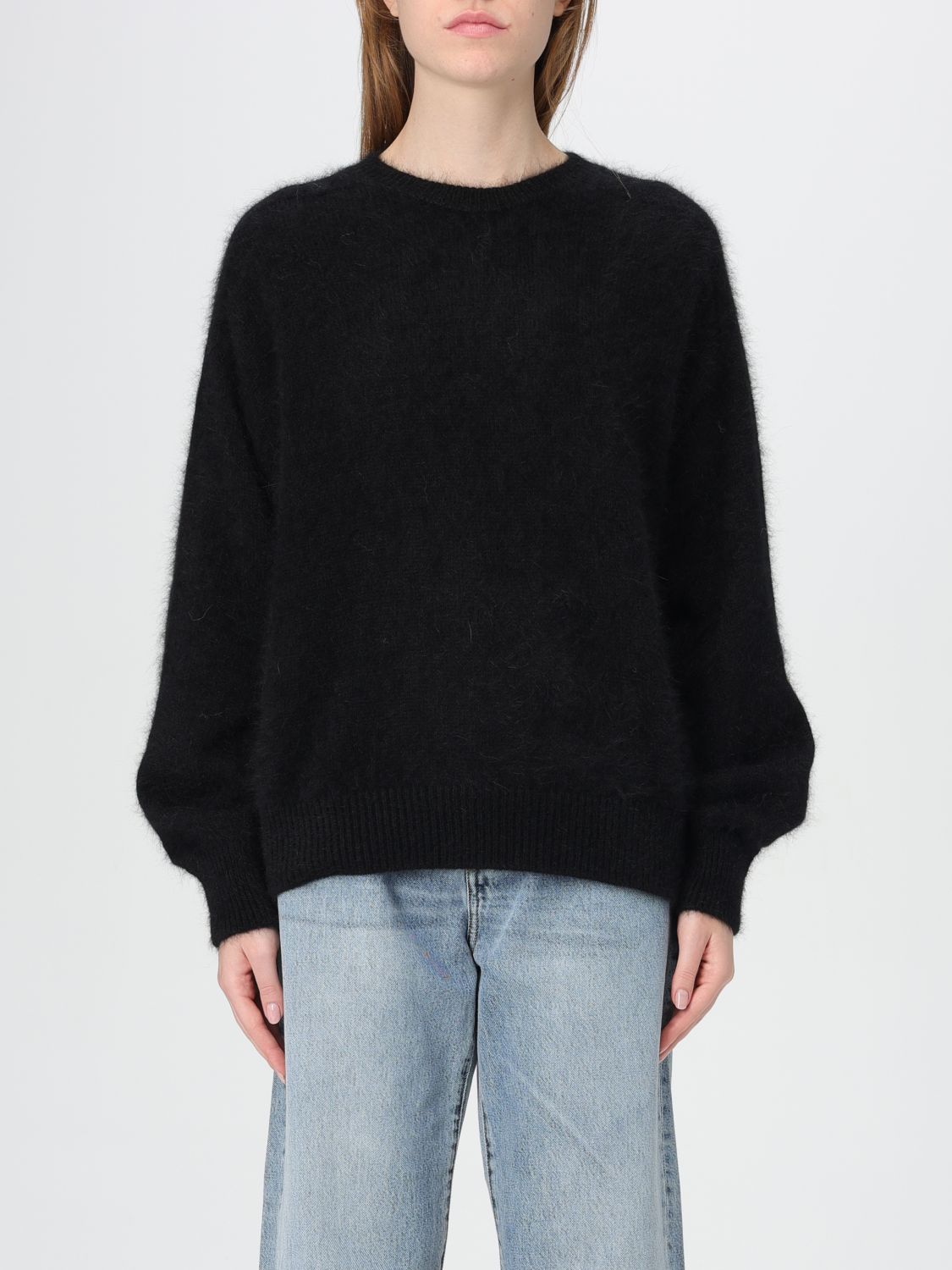 Shop Roberto Collina Sweater  Woman Color Black In Schwarz