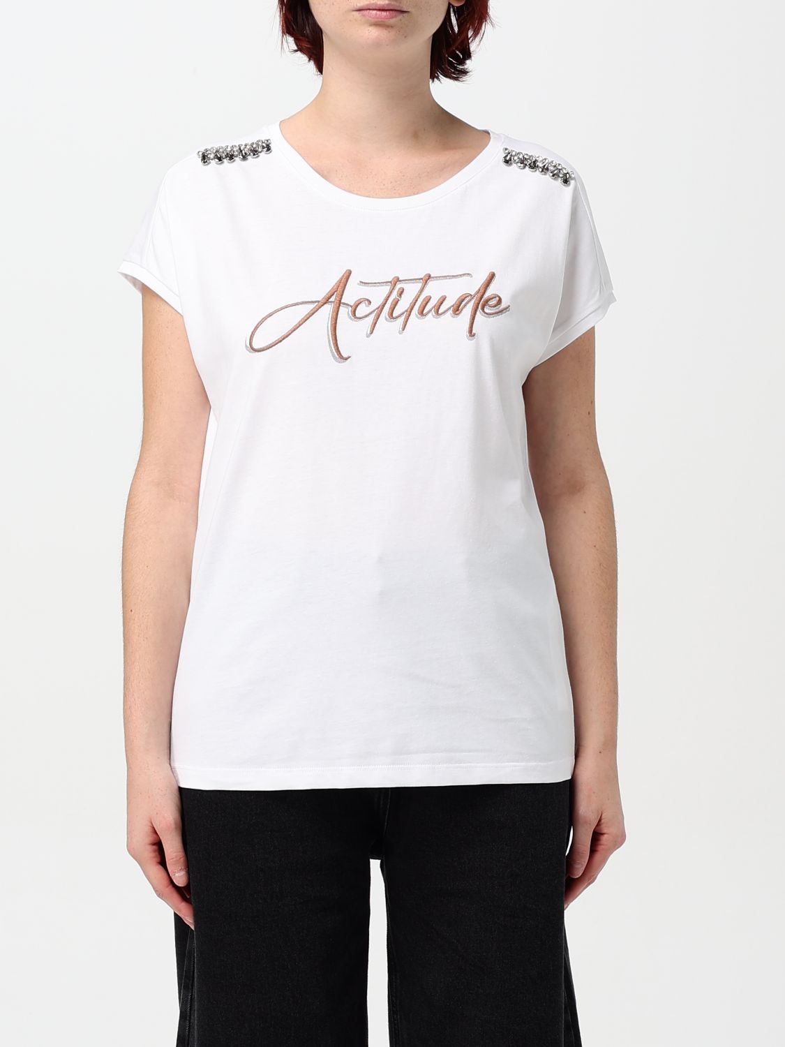 Actitude Twinset T-shirt  Woman Color White In 白色