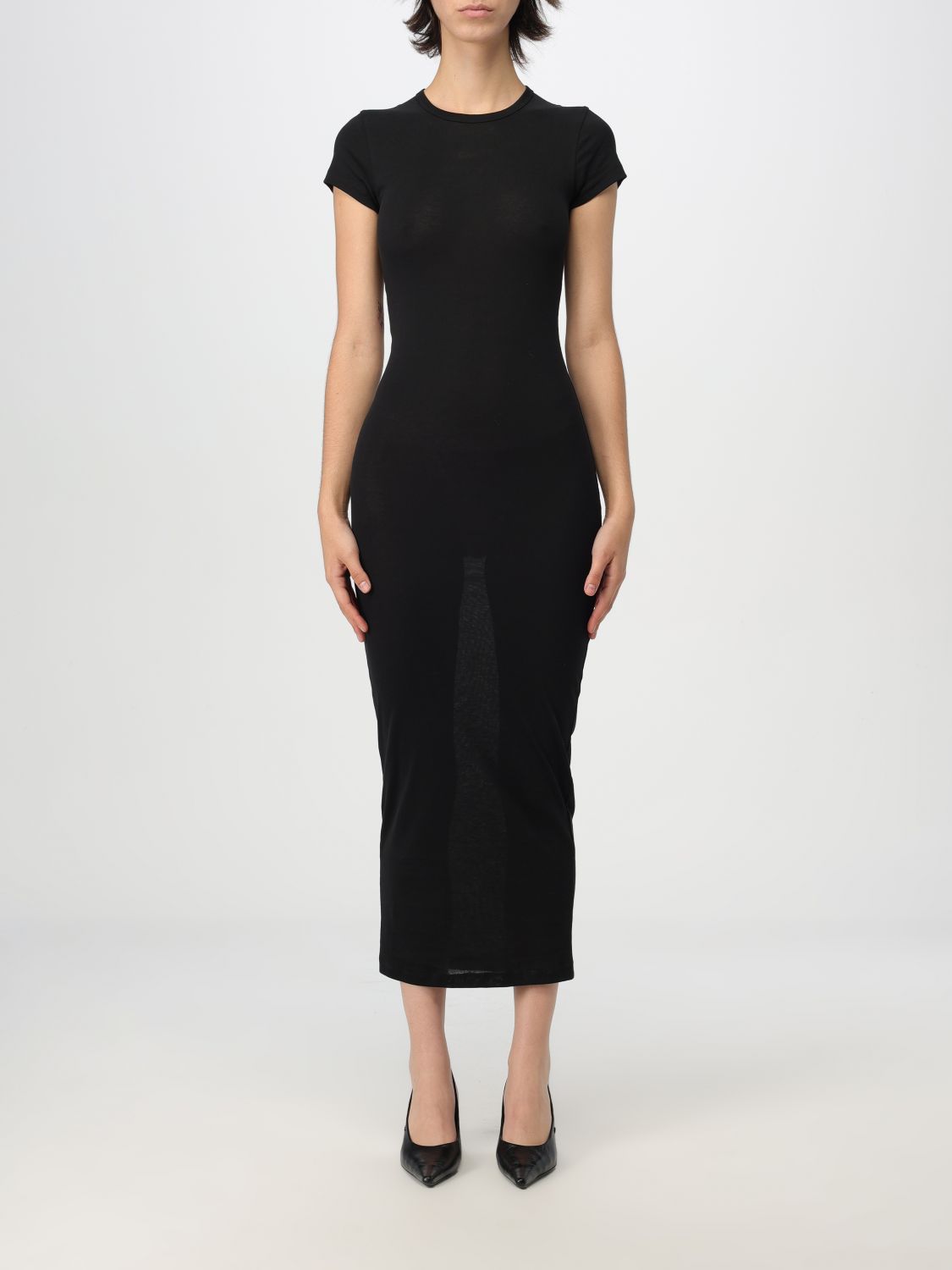 Shop Wardrobe.nyc Dress Wardrobe. Nyc Woman Color Black In Schwarz