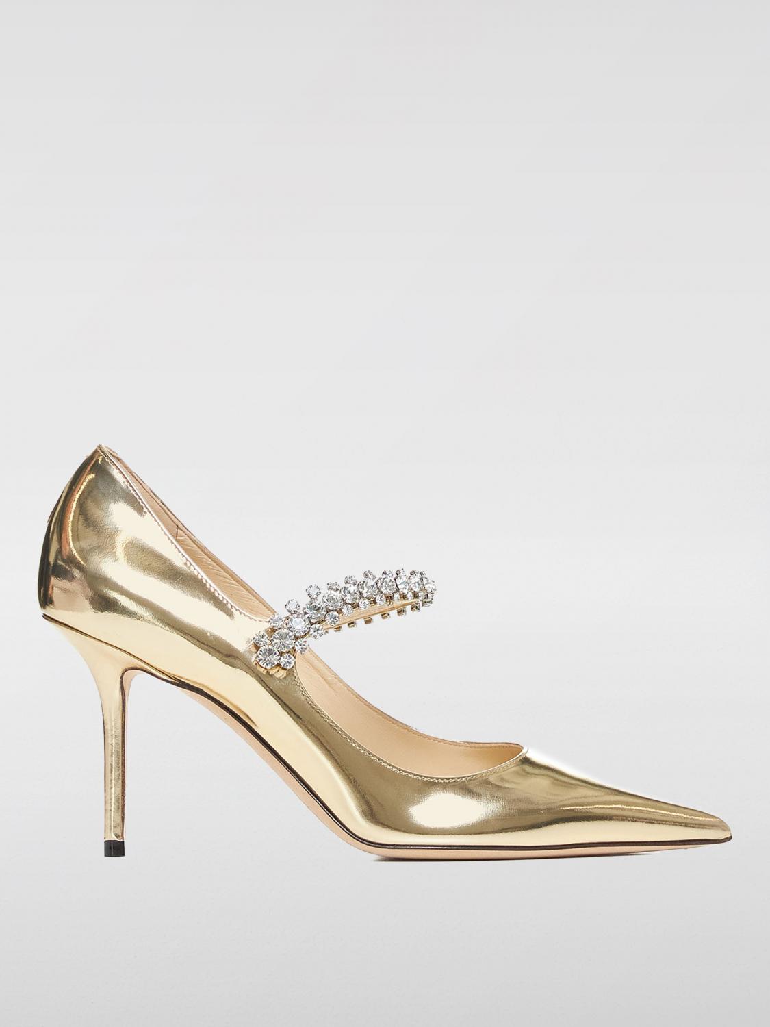 Shop Jimmy Choo High Heel Shoes  Woman Color Gold