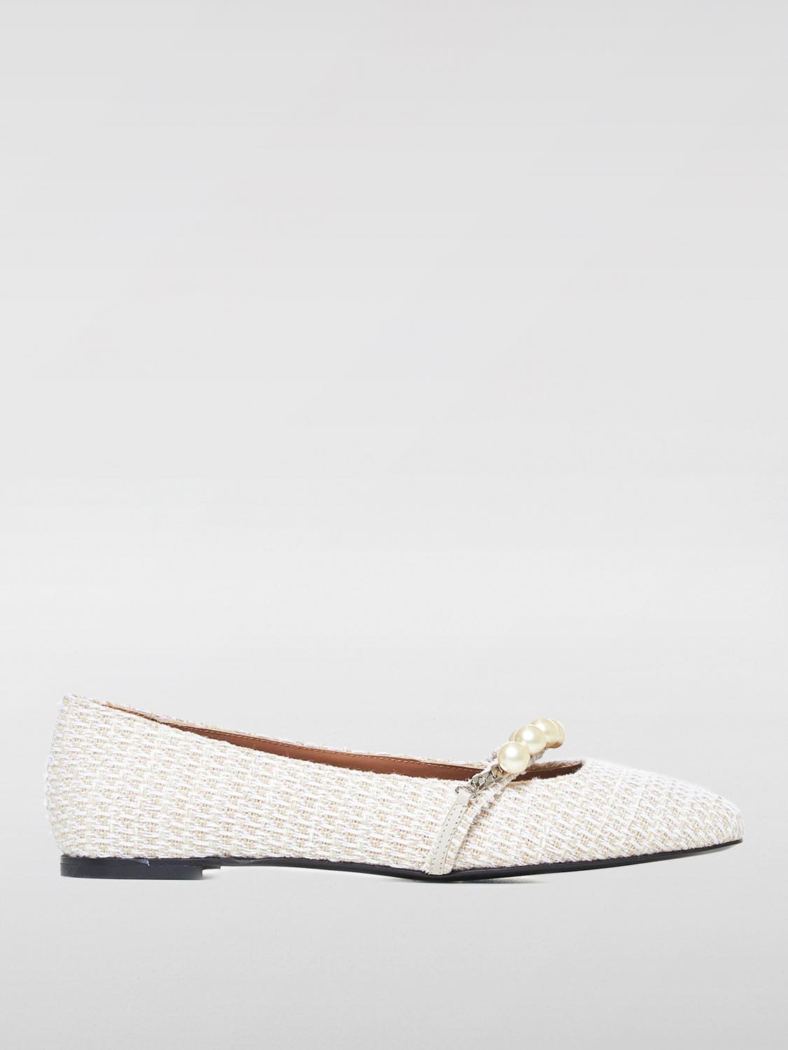 Shop Roberto Festa Ballet Flats  Woman Color White In Weiss