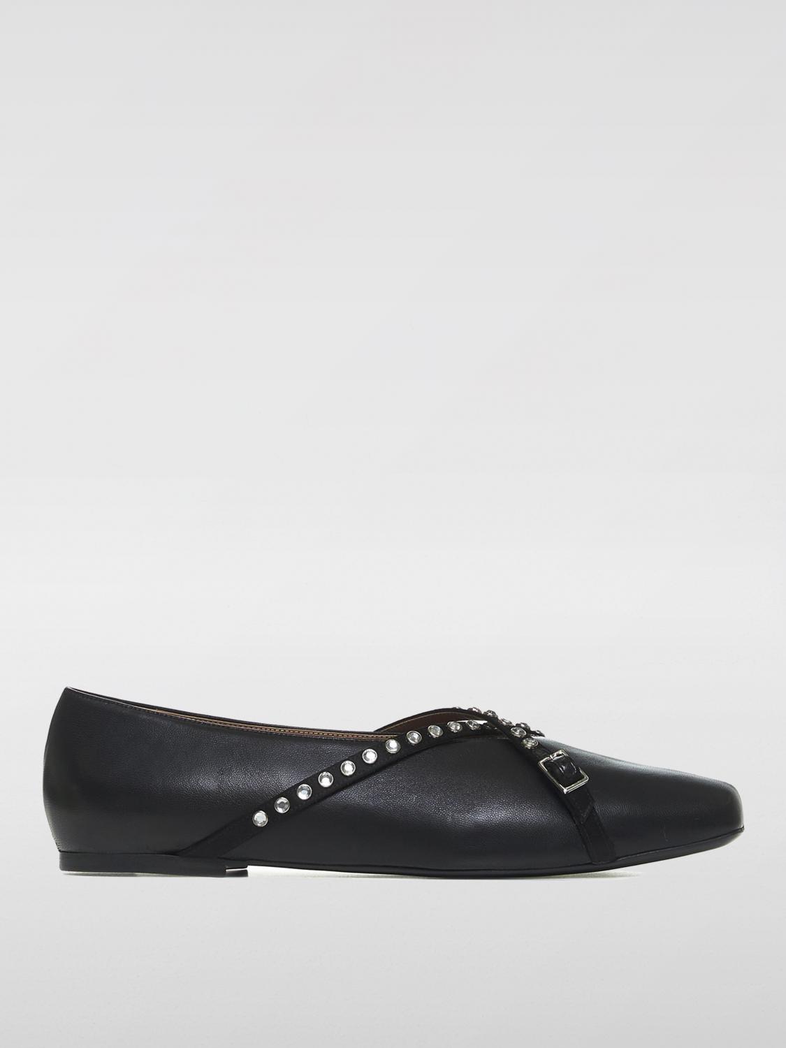 Shop D’accori Ballet Flats D'accori Woman Color Black In Schwarz