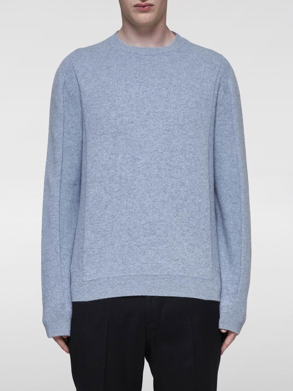 Shop Zegna Sweater  Men Color Blue In Blau