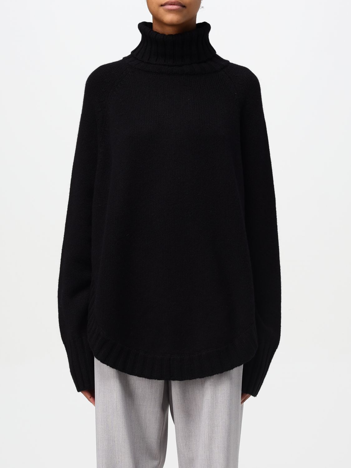 Shop Wild Cashmere Sweater  Woman Color Black In Schwarz