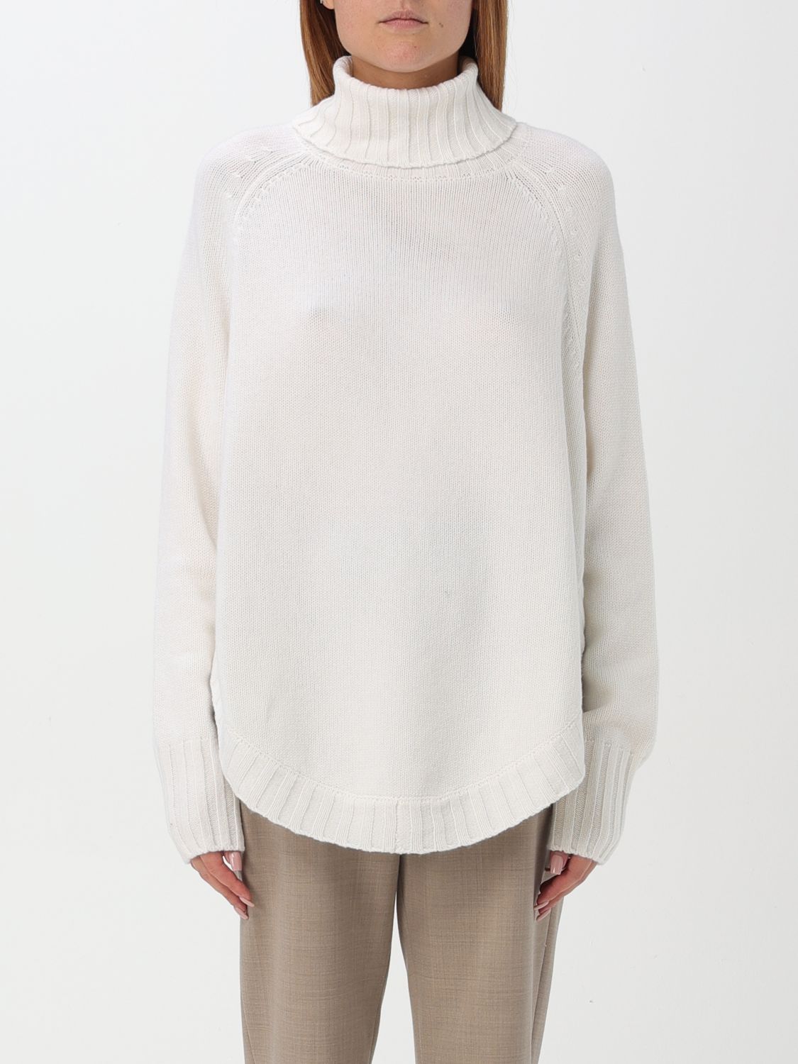 Shop Wild Cashmere Sweater  Woman Color Cream