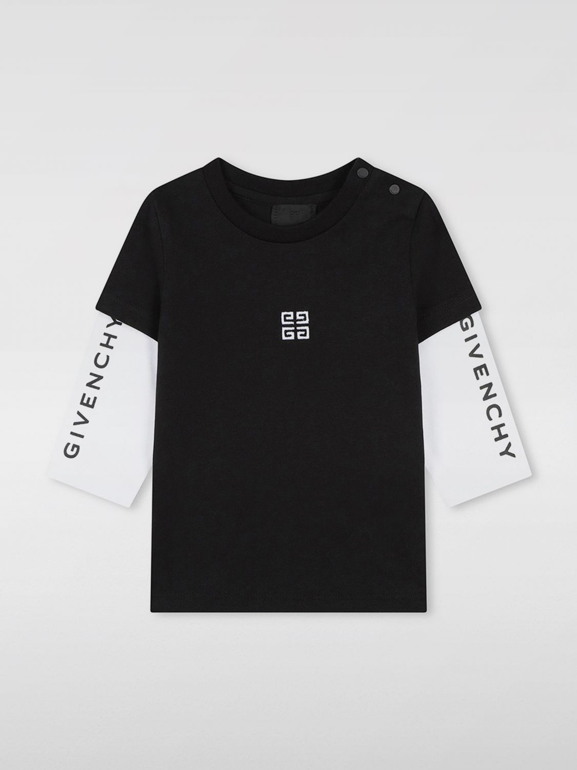 Shop Givenchy T-shirt  Kids Color Black In Schwarz