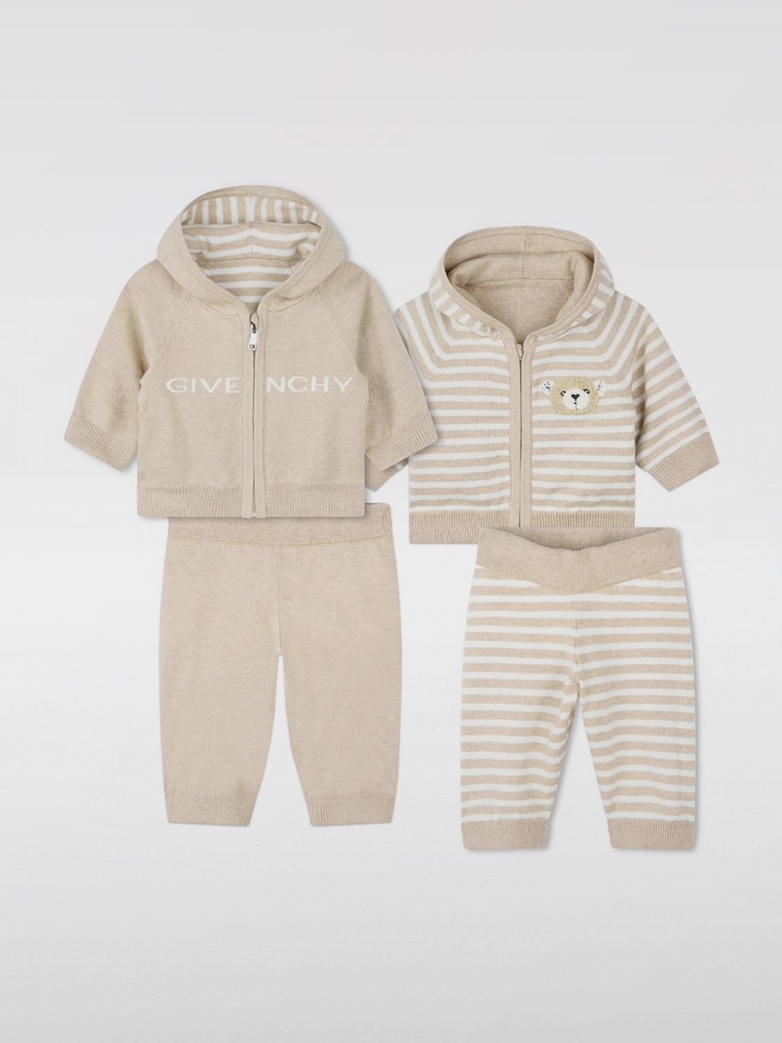 Shop Givenchy Romper  Kids Color Brown In Braun