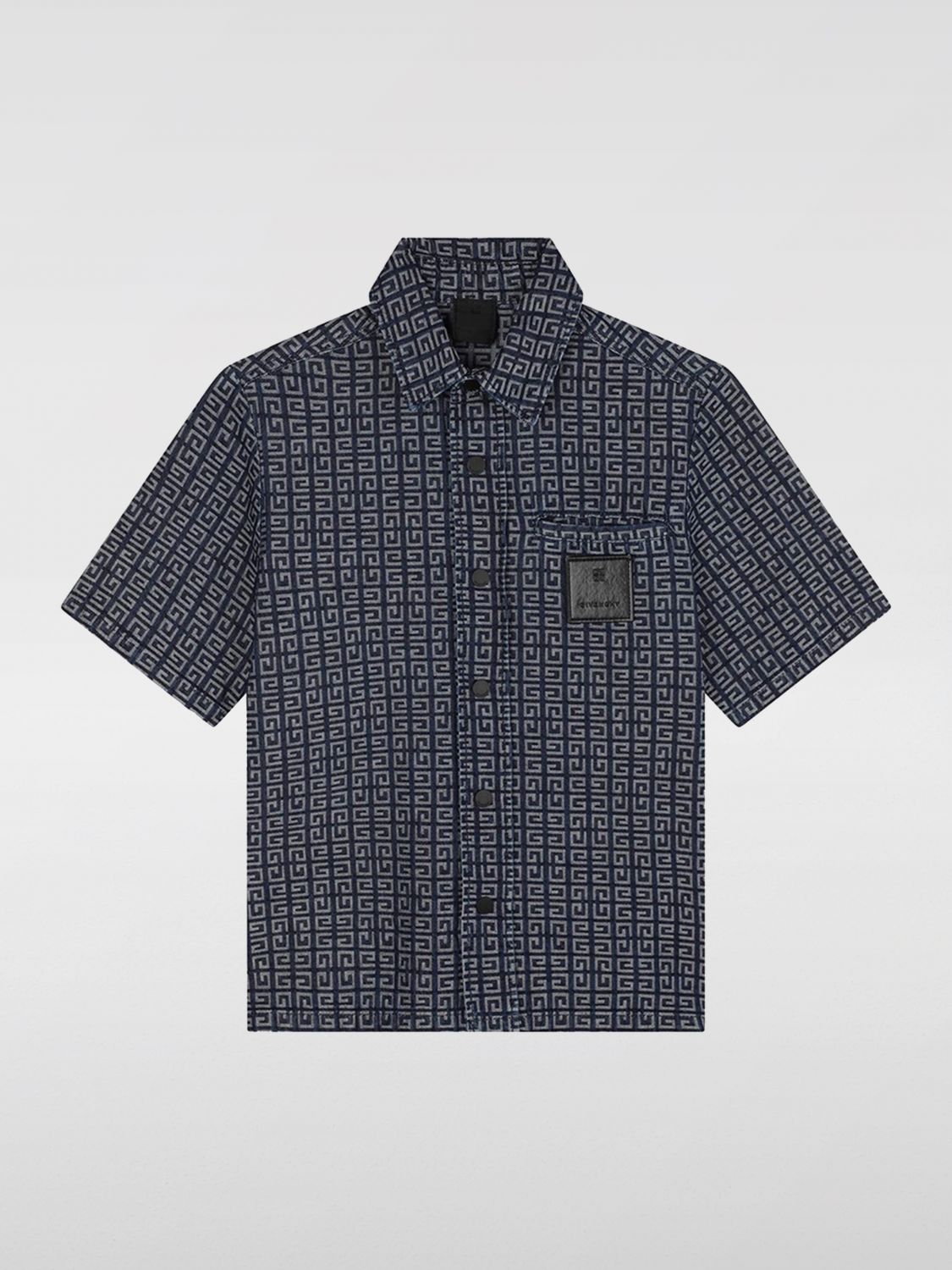 Shop Givenchy Shirt  Kids Color Blue In Blau