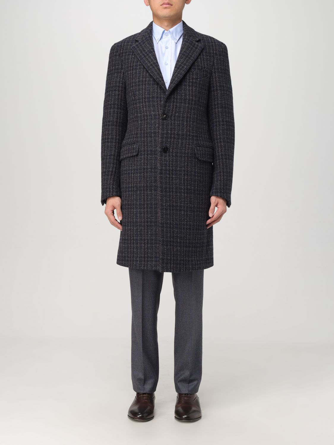 Etro Coat  Men Color Blue In Blau