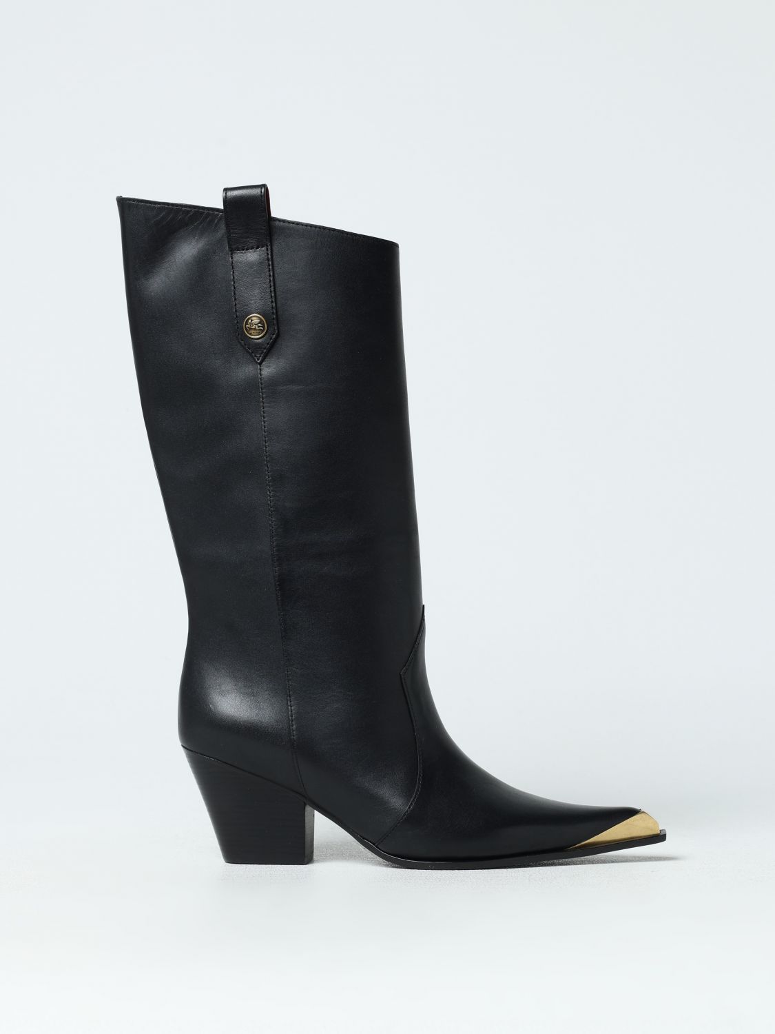 Shop Etro Boots  Woman Color Black In Schwarz