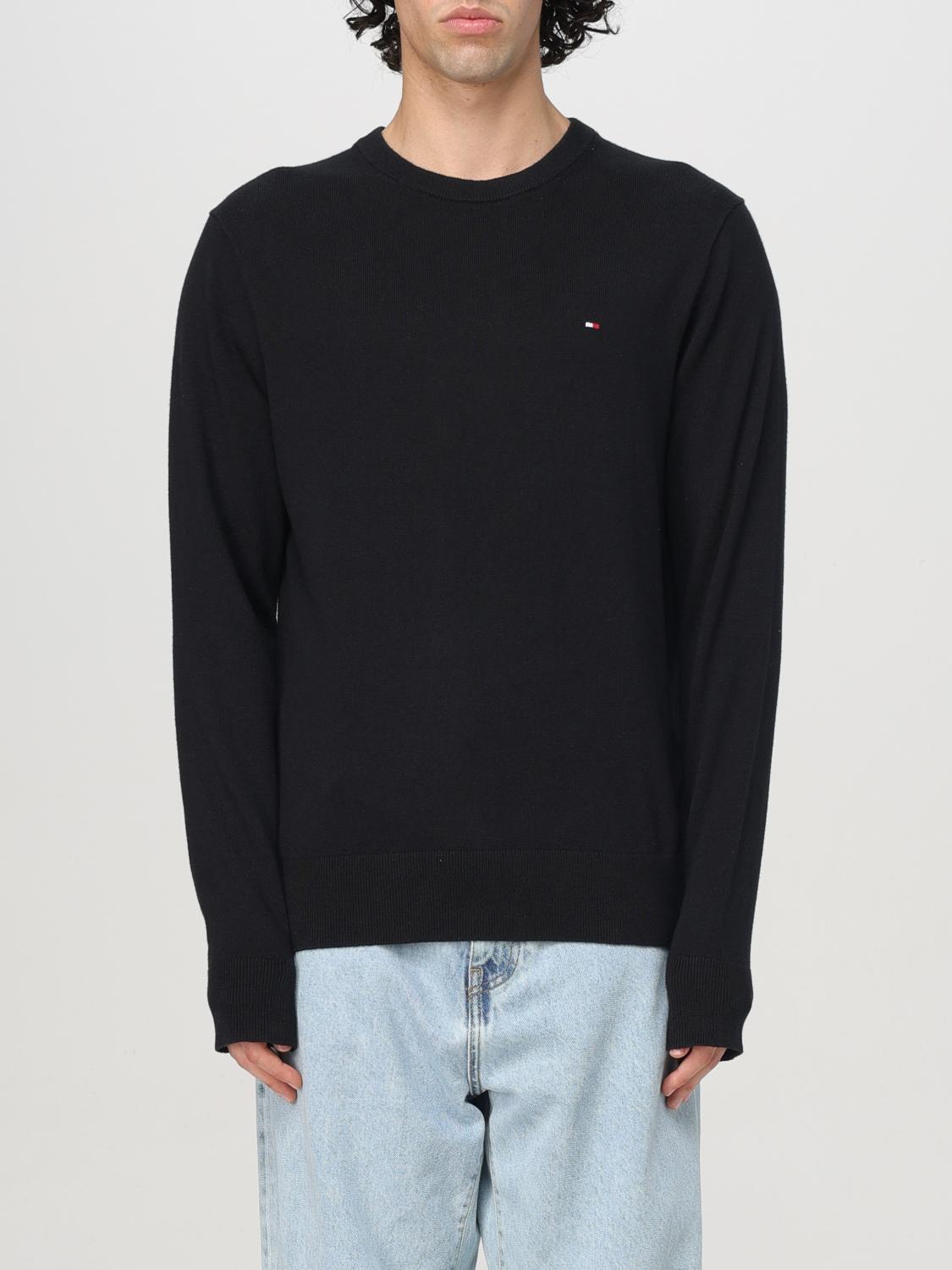 Tommy Hilfiger Sweatshirt  Men Color Black In Schwarz